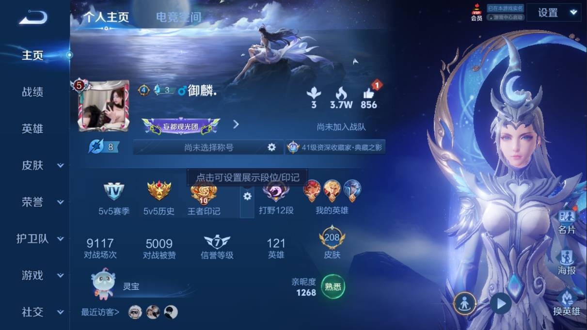 WZKG337412王者荣耀账号详情图3