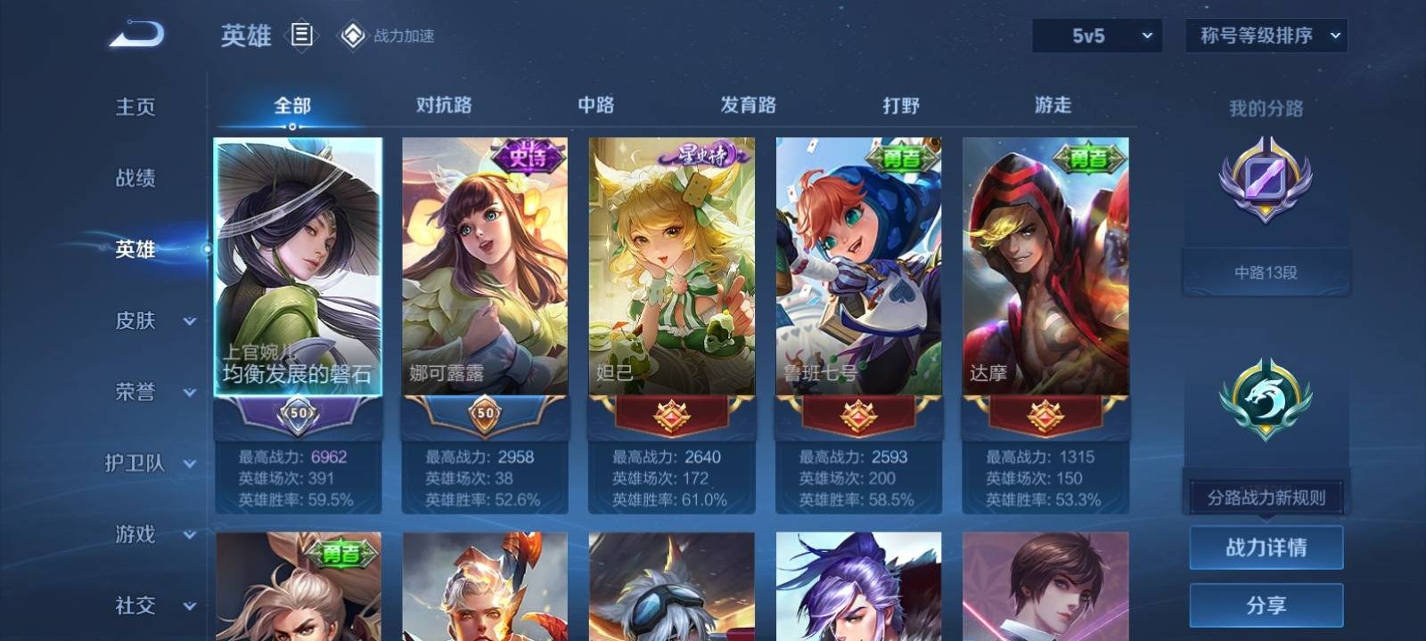 WZKG3131654王者荣耀账号详情图3 WZKG3131654王者荣耀账号详情图3