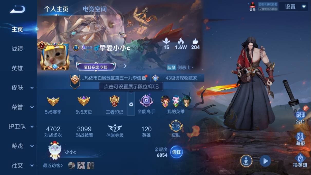 WZKG3108227王者荣耀账号详情图3