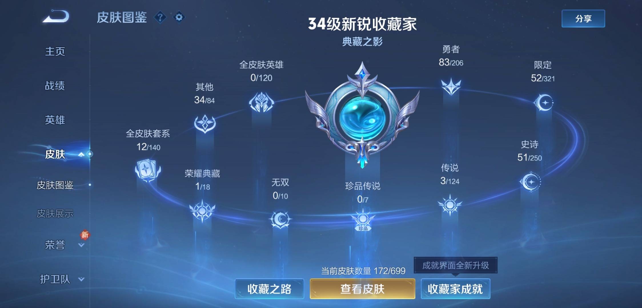 WZKG3118925王者荣耀账号详情图4 WZKG3118925王者荣耀账号详情图4