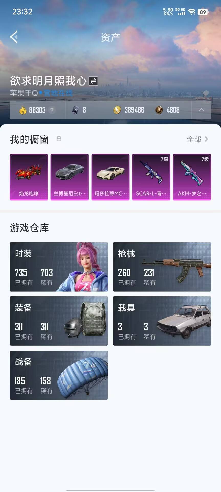 HPKG3194423和平精英账号详情图17 HPKG3194423和平精英账号详情图17