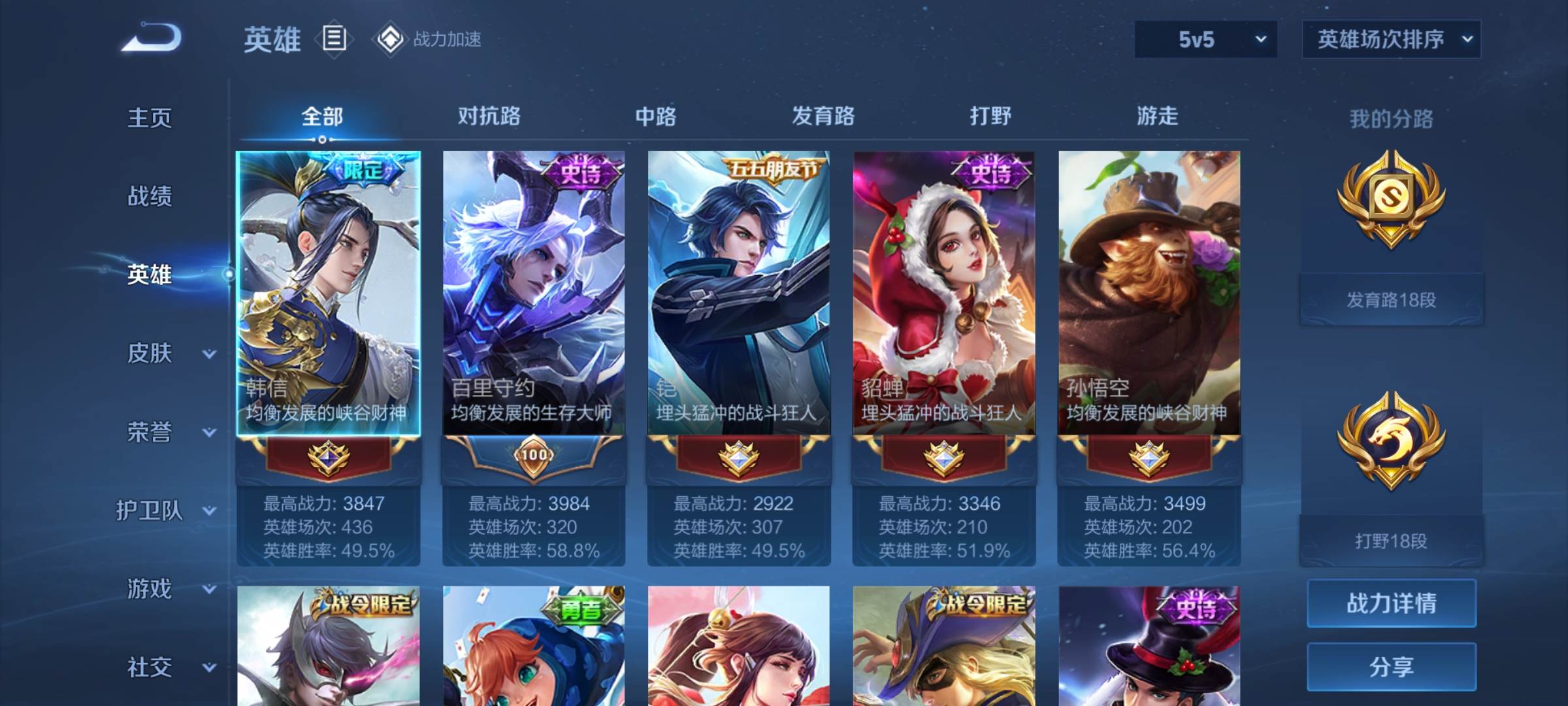 WZKG3129702王者荣耀账号详情图3 WZKG3129702王者荣耀账号详情图3
