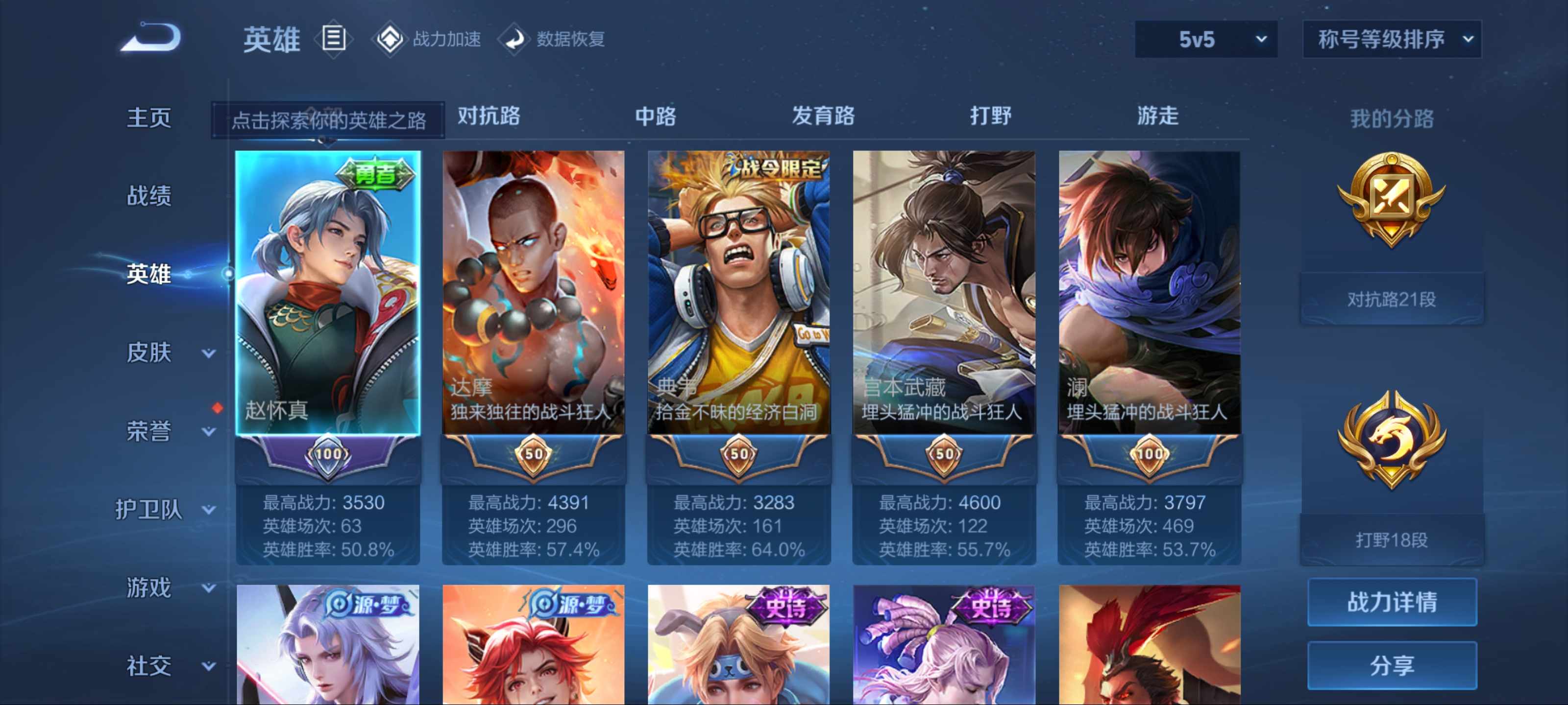 WZCMW3200964王者荣耀账号详情图3