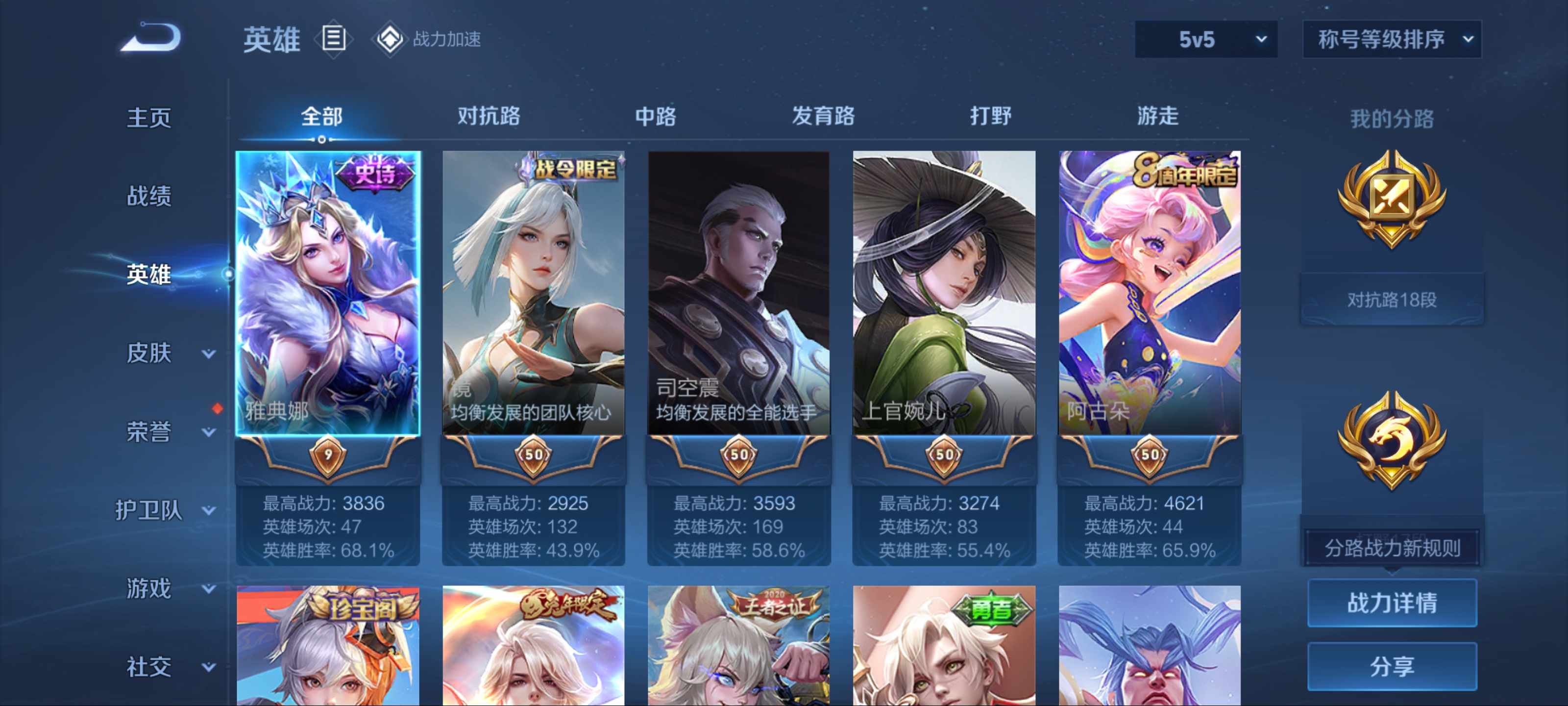 WZKG3176100王者荣耀账号详情图3