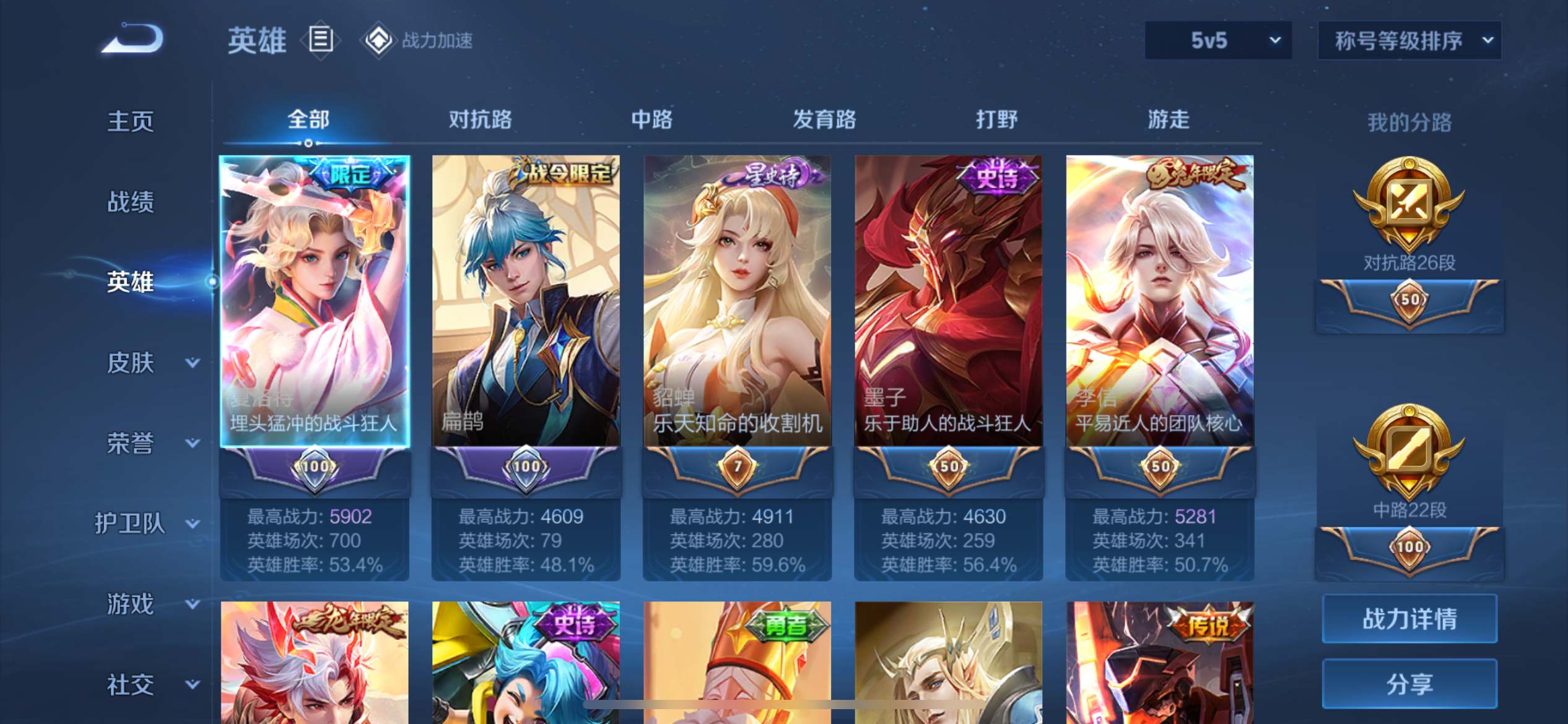 WZQM3186151王者荣耀账号详情图2