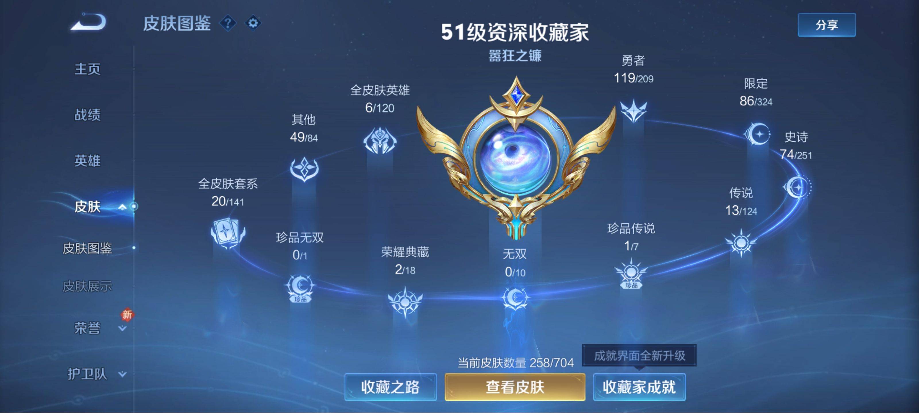 WZQM3192762王者荣耀账号详情图3