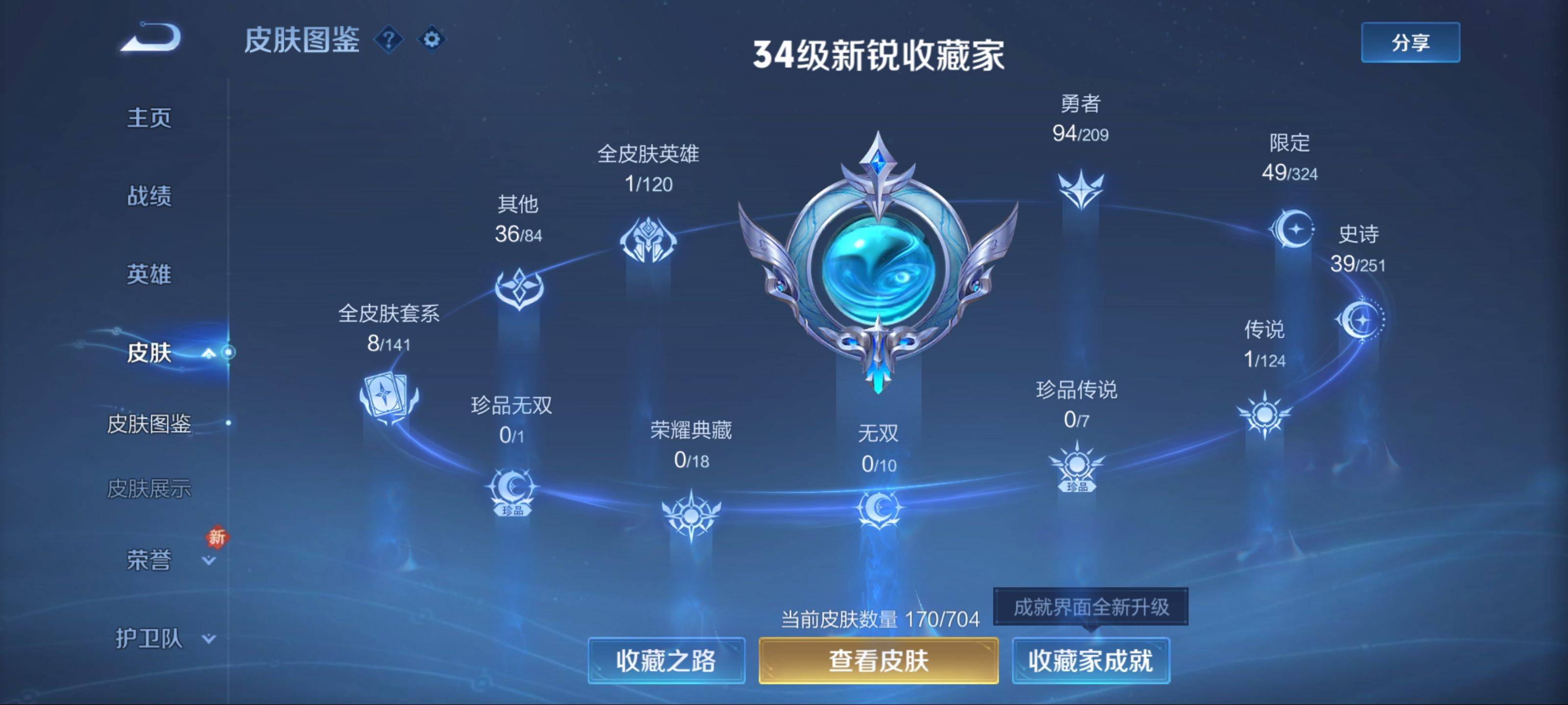 WZKG3184249王者荣耀账号详情图4
