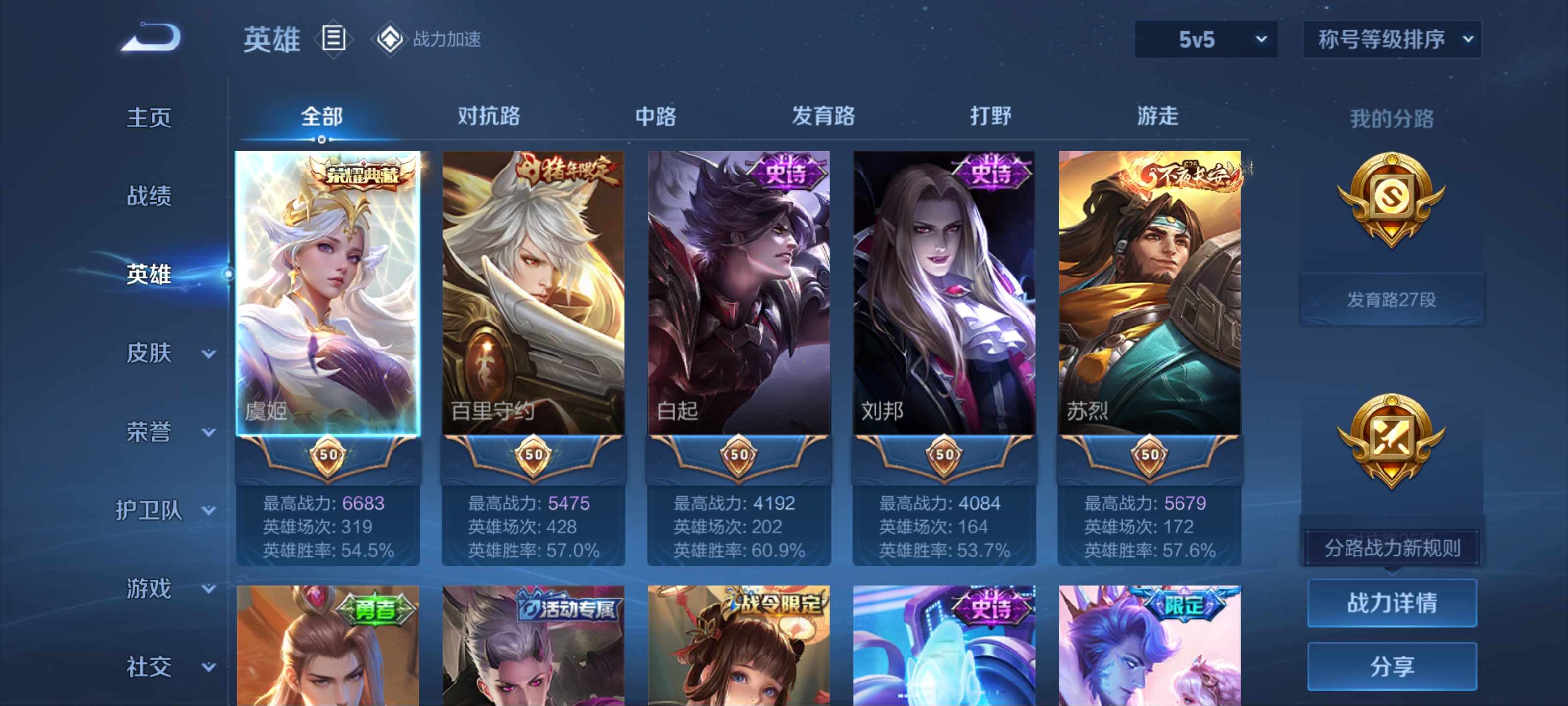 WZKG3170671王者荣耀账号详情图3 WZKG3170671王者荣耀账号详情图3