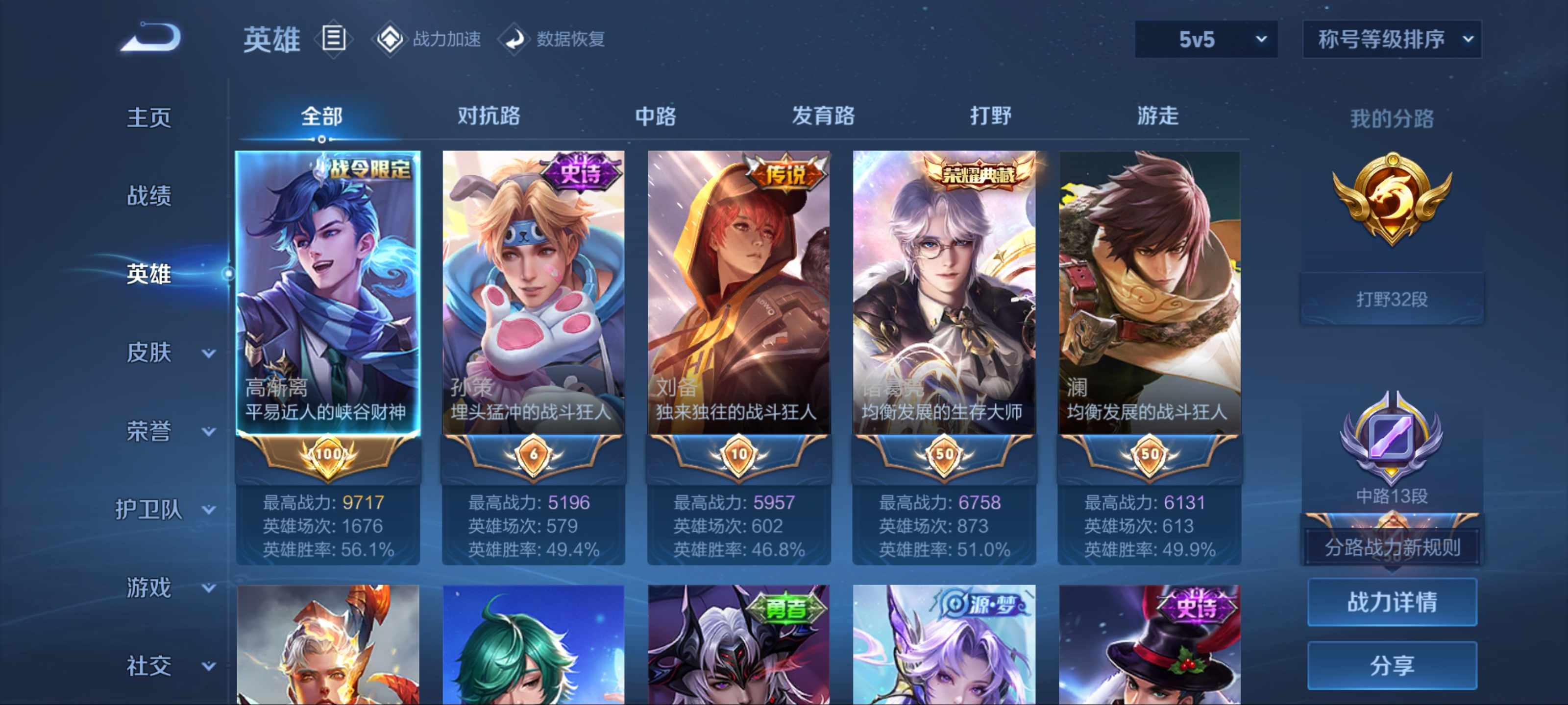 WZKG3187405王者荣耀账号详情图3