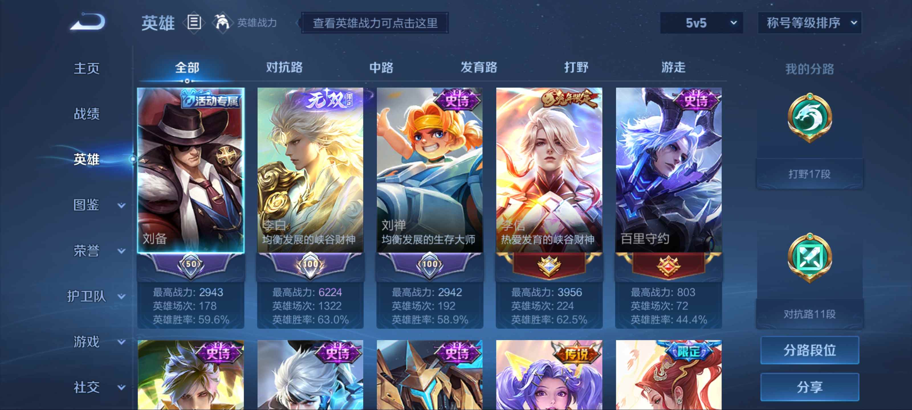 WZCMW3201298王者荣耀账号详情图3 WZCMW3201298王者荣耀账号详情图3