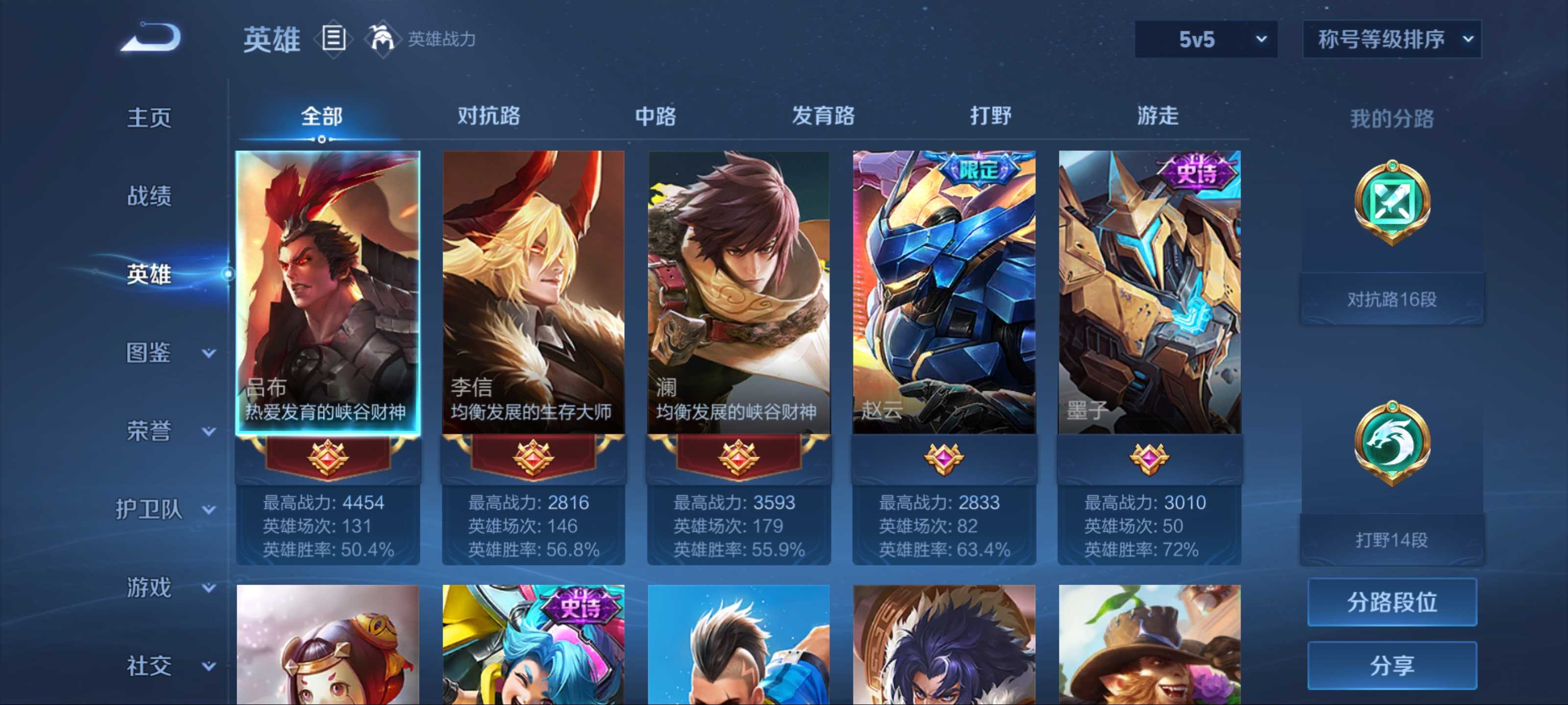 WZKG3192752王者荣耀账号详情图3 WZKG3192752王者荣耀账号详情图3