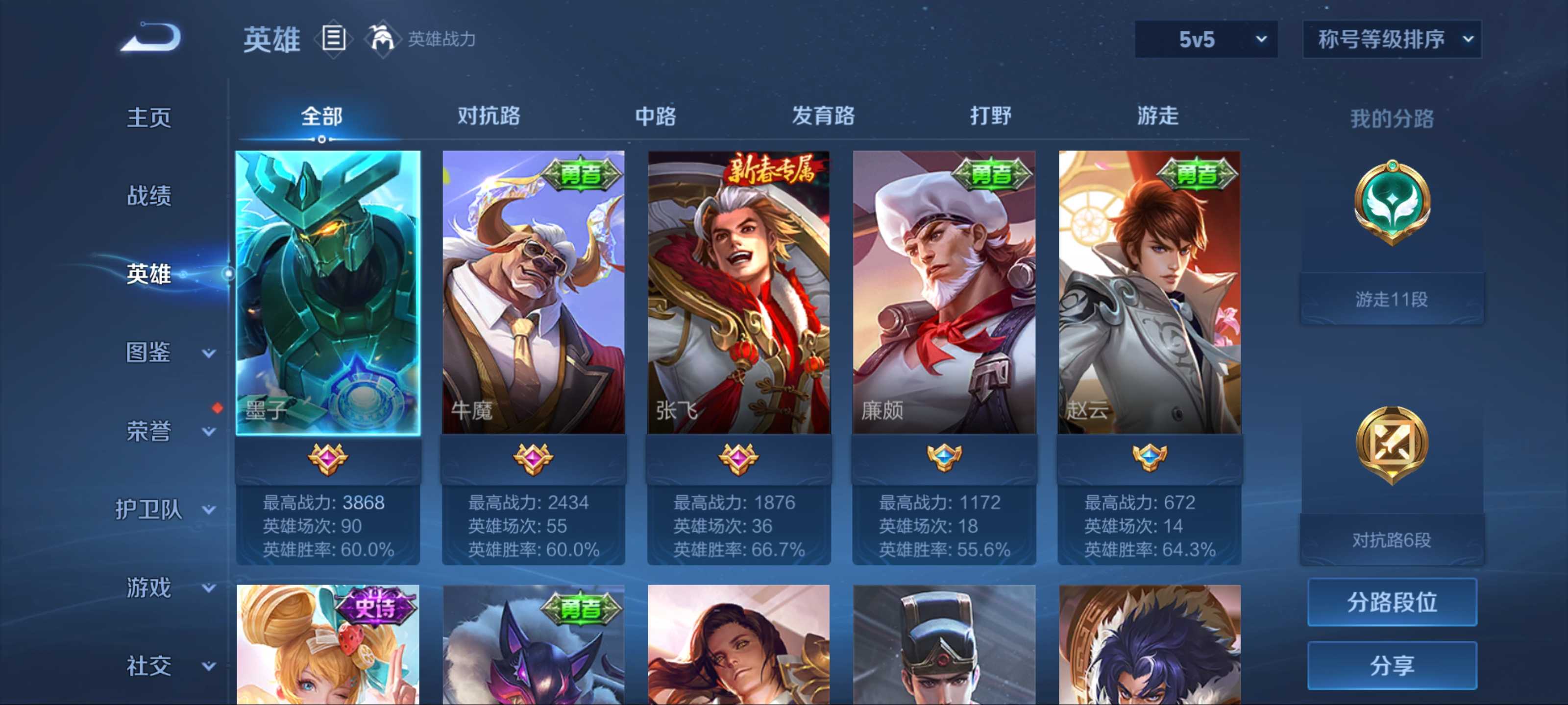 WZKG3192733王者荣耀账号详情图3 WZKG3192733王者荣耀账号详情图3