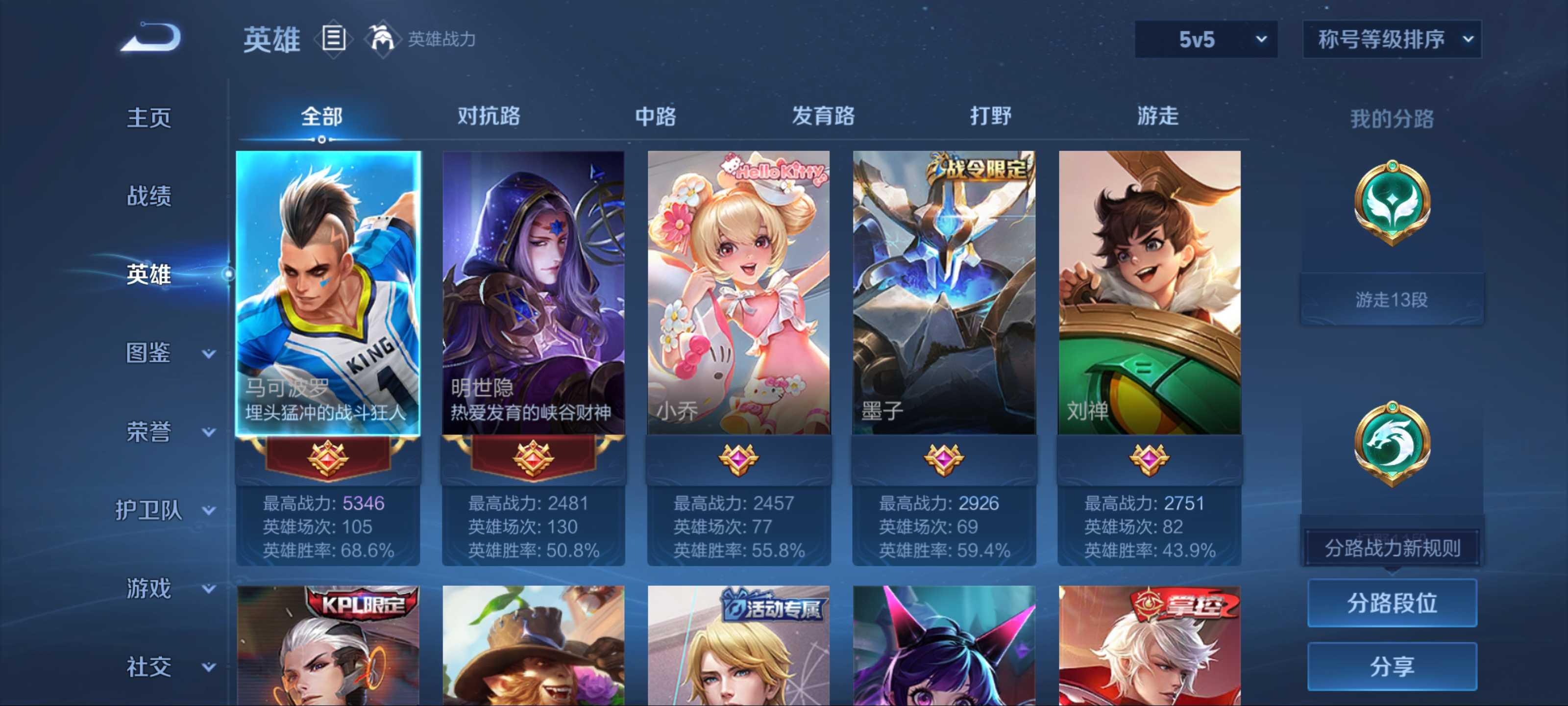 WZCMW3201227王者荣耀账号详情图3 WZCMW3201227王者荣耀账号详情图3