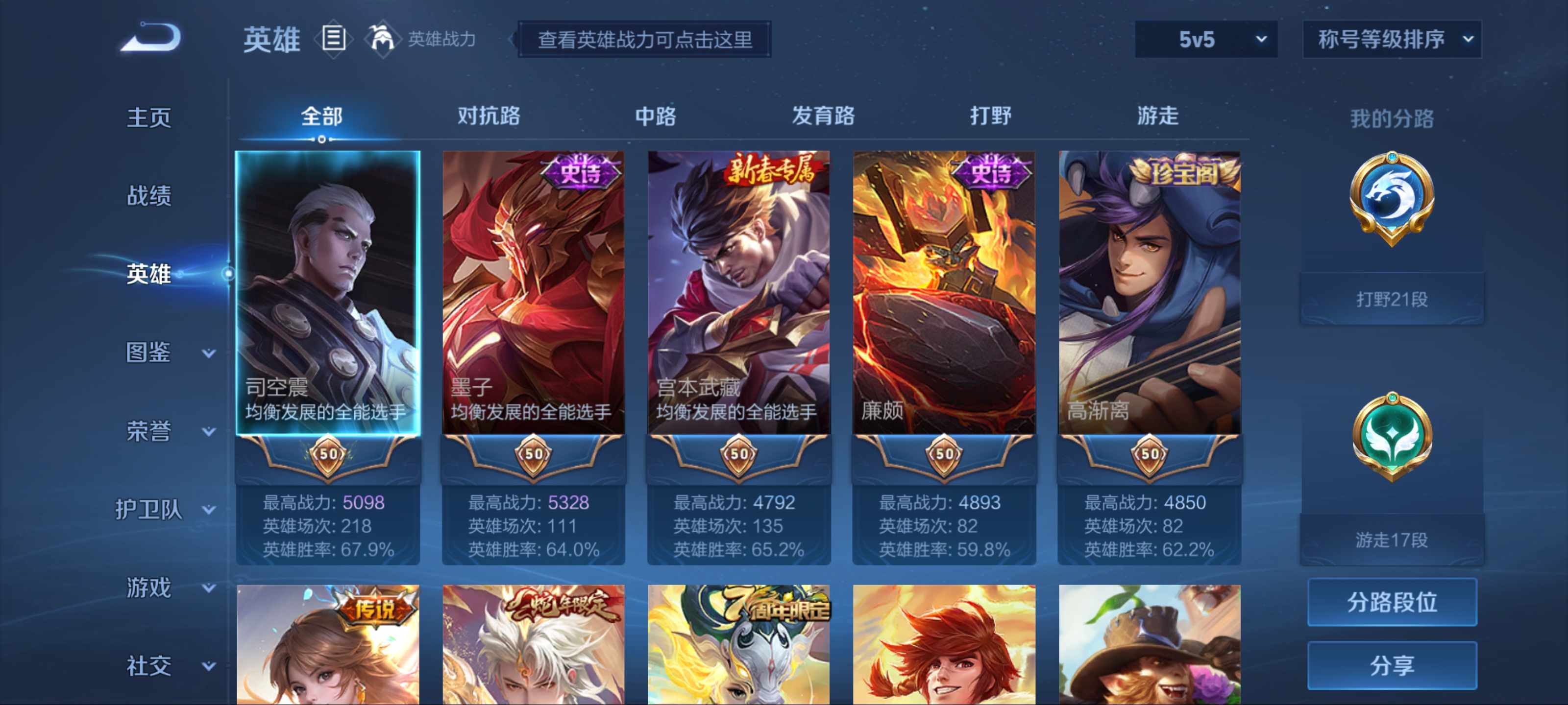 WZCMW3267300王者荣耀账号详情图2