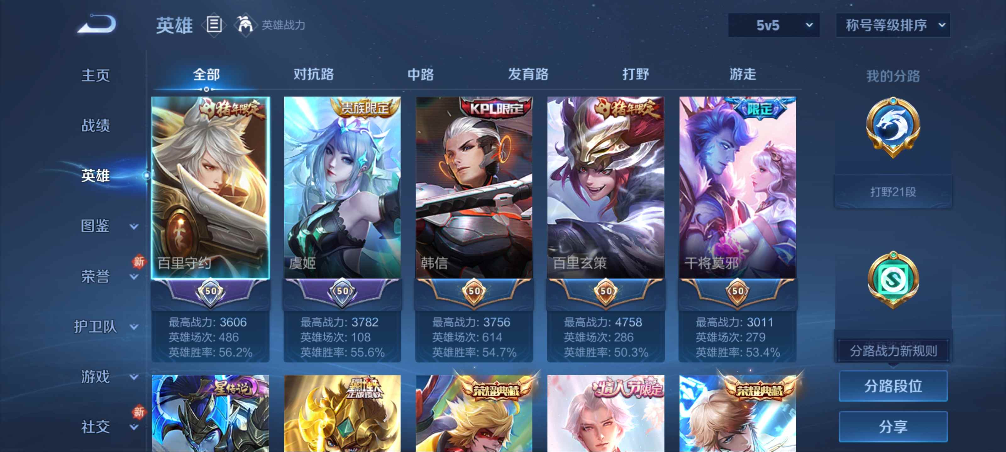 WZCMW3200574王者荣耀账号详情图3 WZCMW3200574王者荣耀账号详情图3