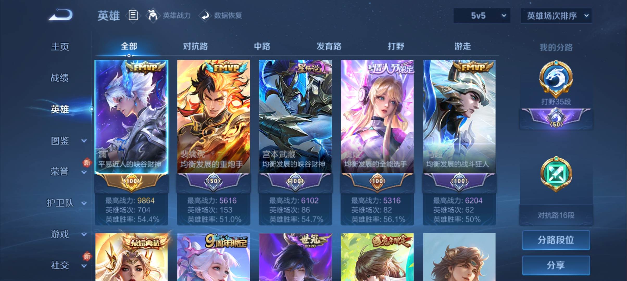 WZCMW3201592王者荣耀账号详情图3