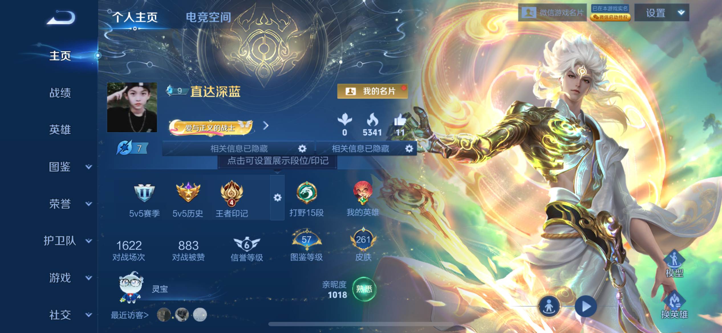 王者荣耀账号苹果VX112英雄-261皮肤-无双限定1-荣耀典藏3-传说品质27-史诗品质76碎月剑心-幻阙歌-九霄神辉