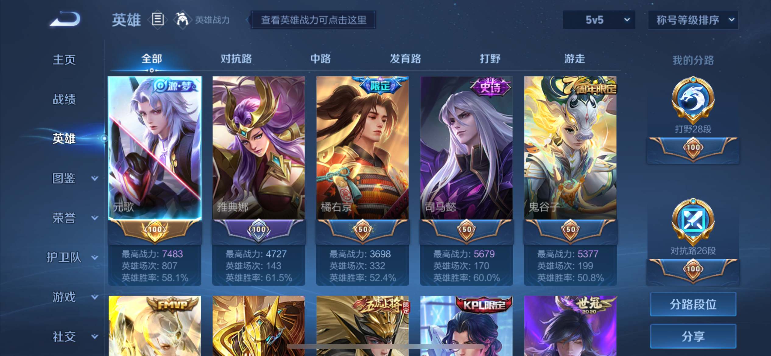 WZCMW3240515王者荣耀账号详情图2