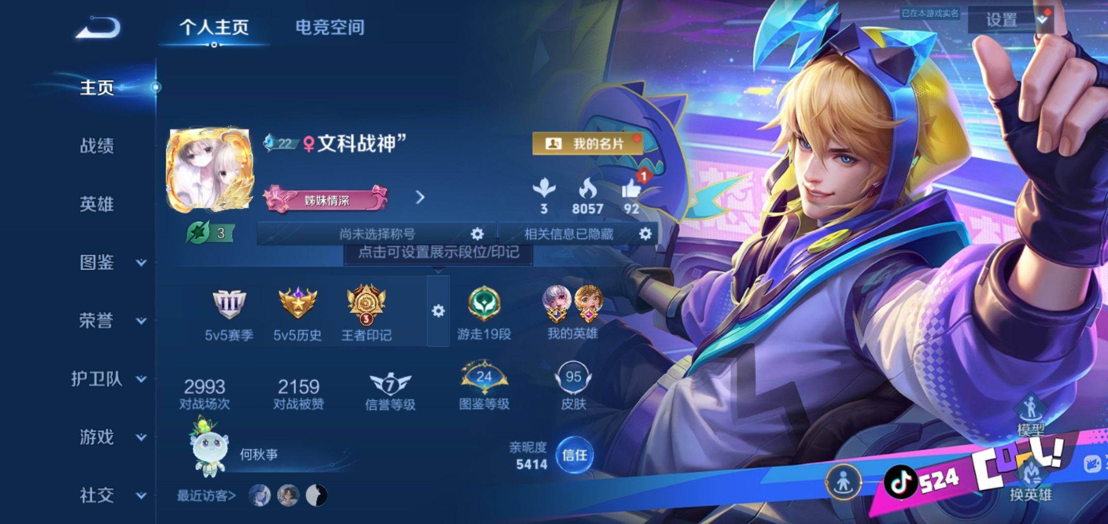 王者荣耀账号安卓QQ90英雄-95皮肤-女号！！！！传说品质6-史诗品质20山海琳琅生-愿照·千秋盛-愿照·众生和-绯月