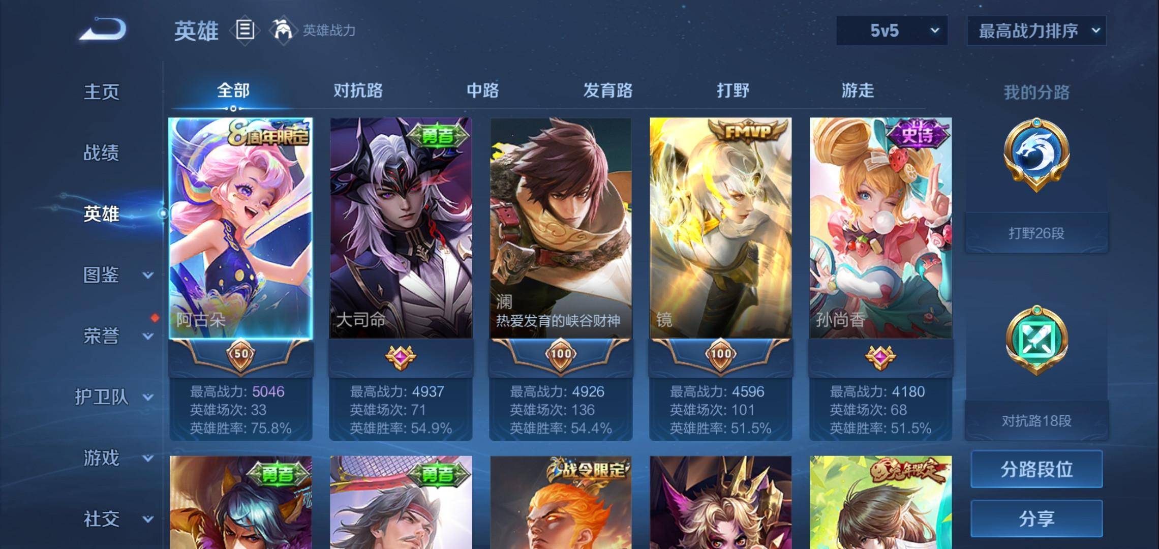 WZCMW3208096王者荣耀账号详情图3 WZCMW3208096王者荣耀账号详情图3