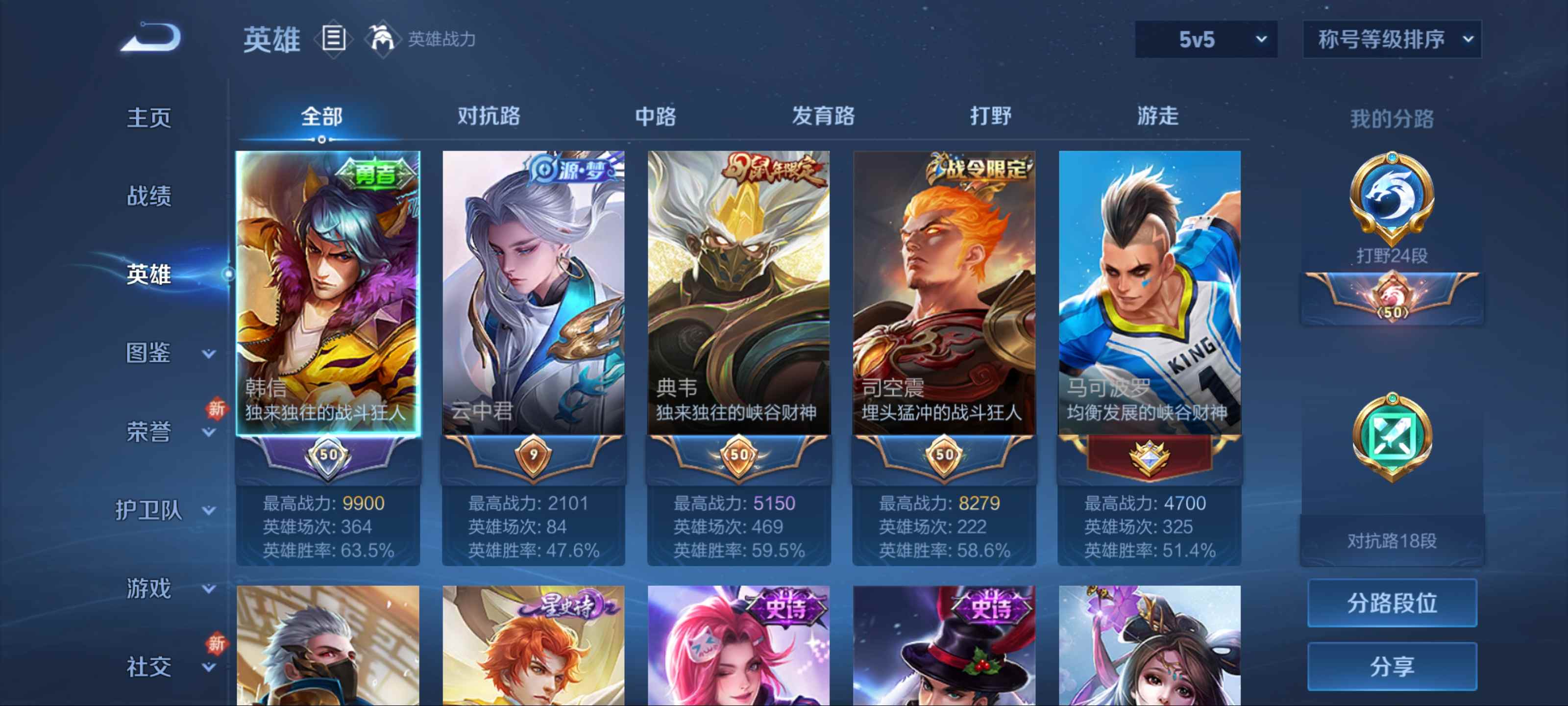 WZCMW3211998王者荣耀账号详情图3 WZCMW3211998王者荣耀账号详情图3