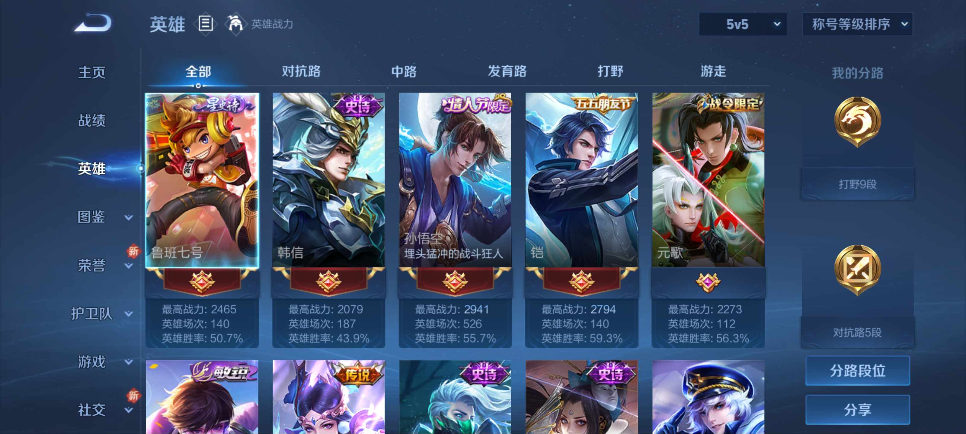 WZCMW3217447王者荣耀账号详情图3 WZCMW3217447王者荣耀账号详情图3