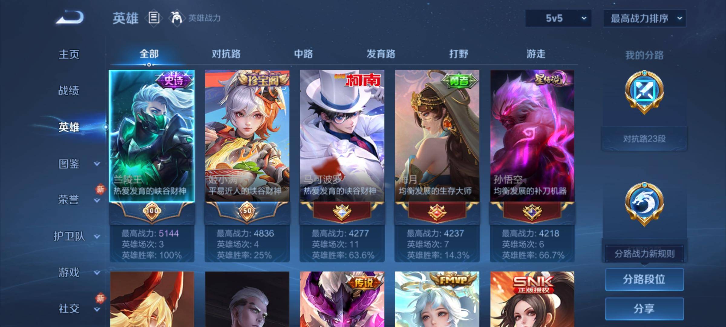 WZCMW3231509王者荣耀账号详情图3