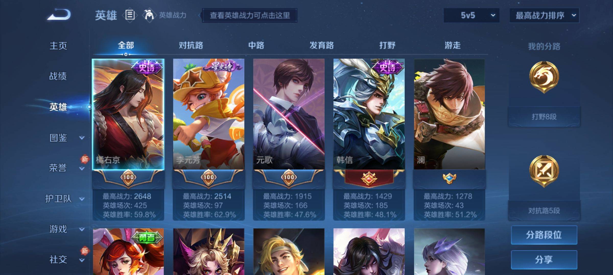 WZCMW3231545王者荣耀账号详情图3