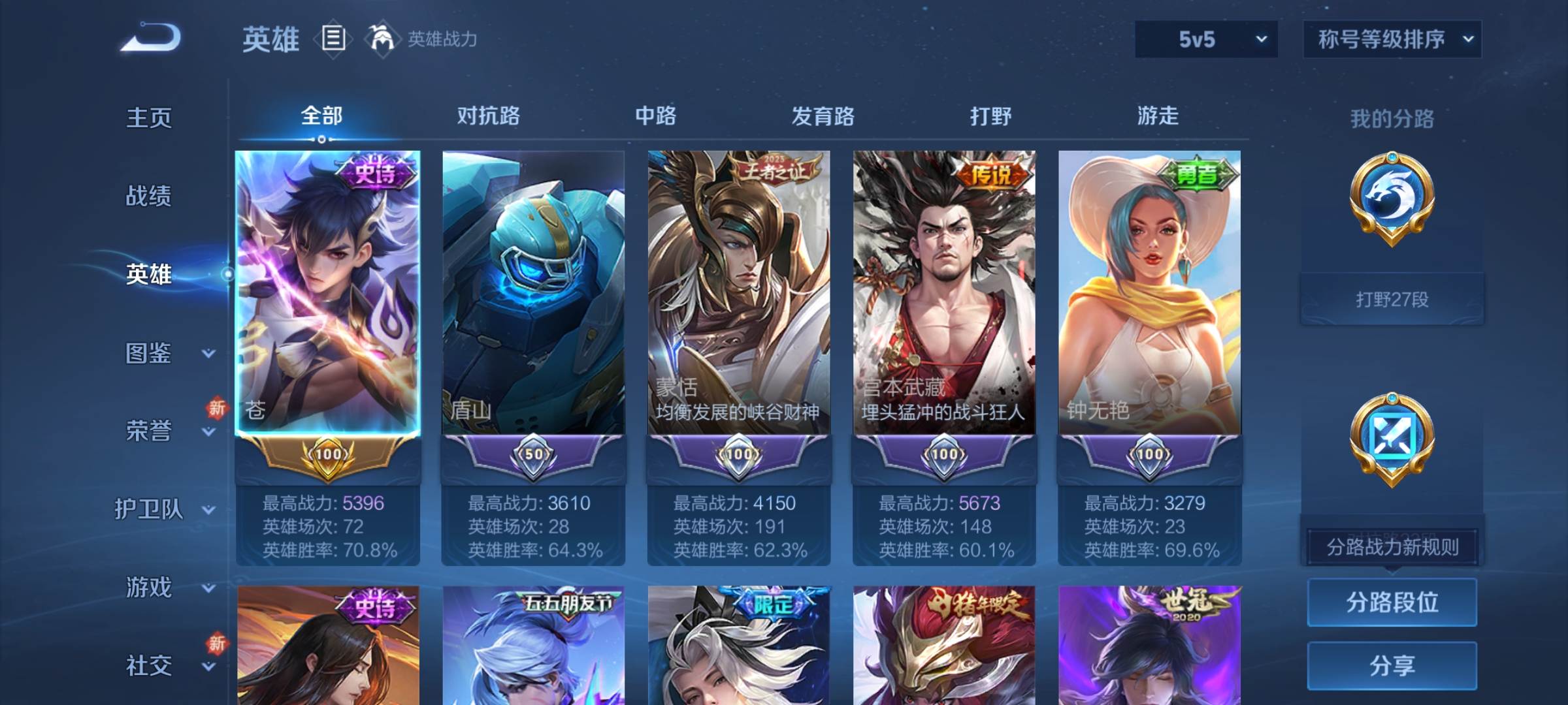 WZCMW3231595王者荣耀账号详情图3