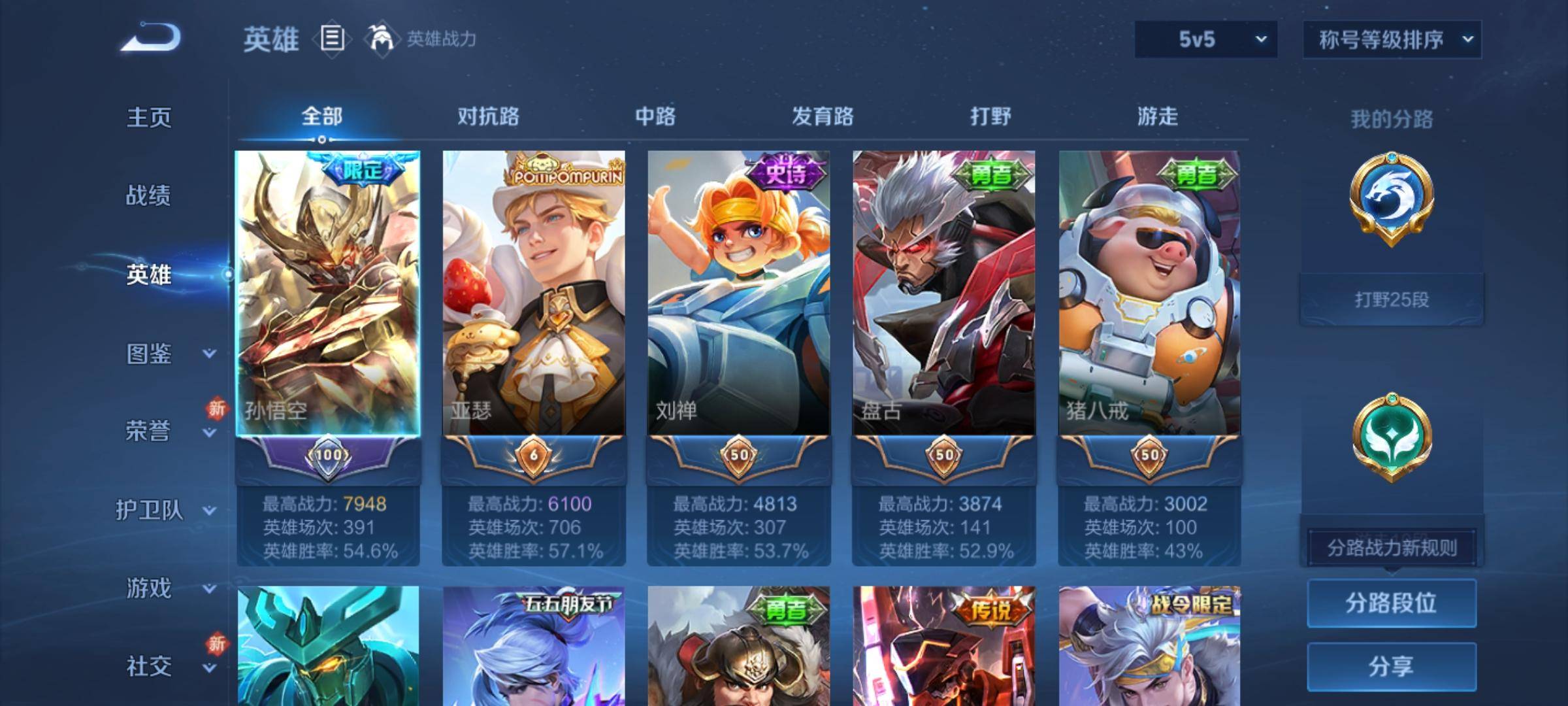 WZCMW3231632王者荣耀账号详情图3