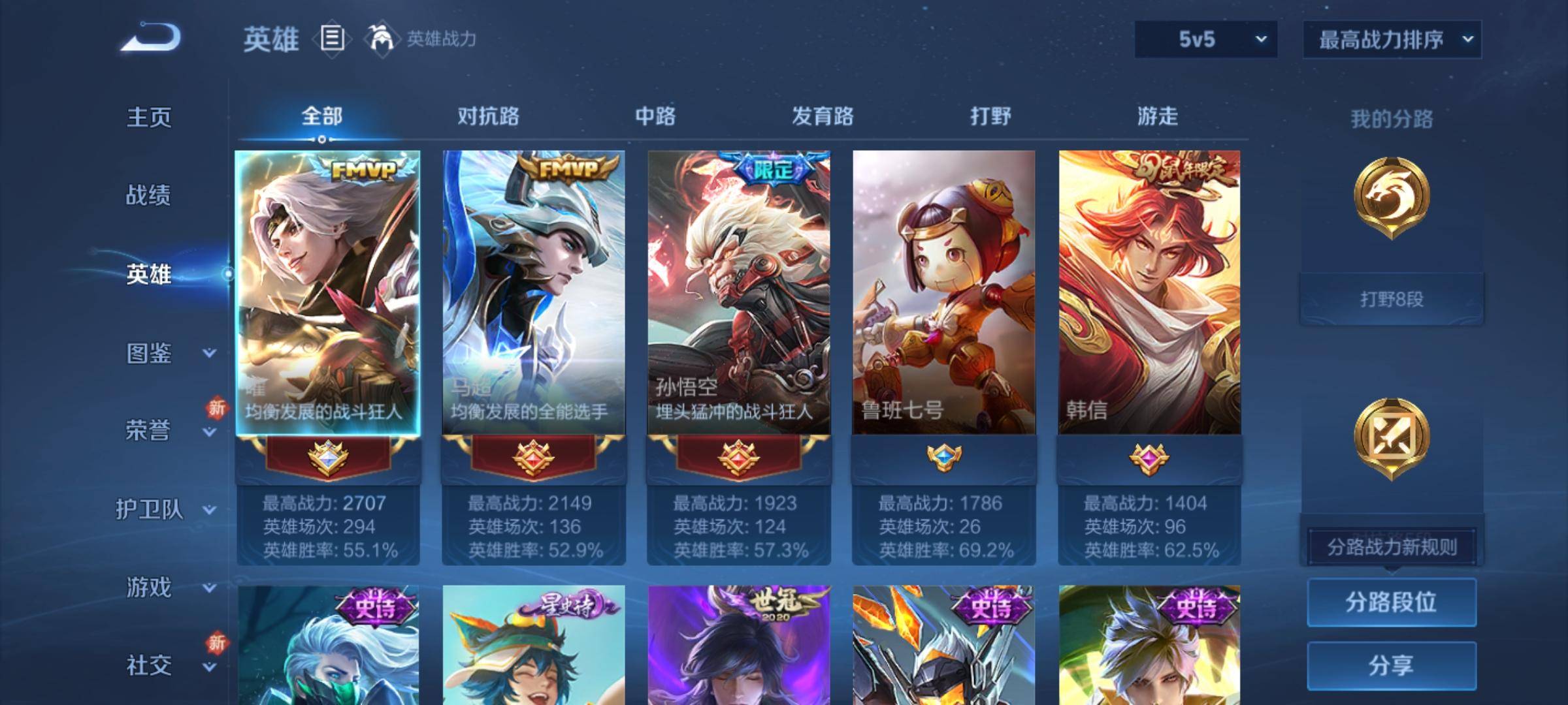 WZCMW3247753王者荣耀账号详情图2