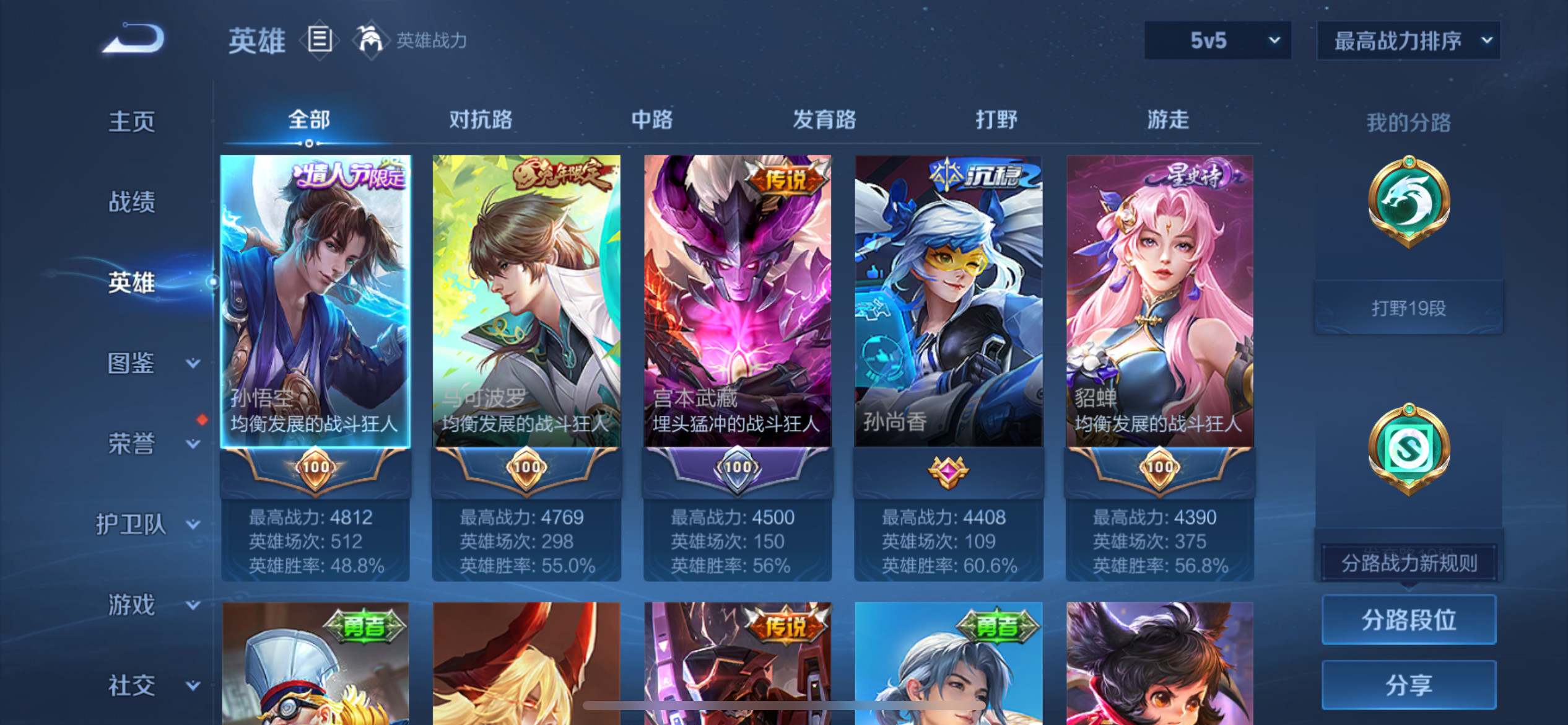 WZCMW3231642王者荣耀账号详情图3 WZCMW3231642王者荣耀账号详情图3