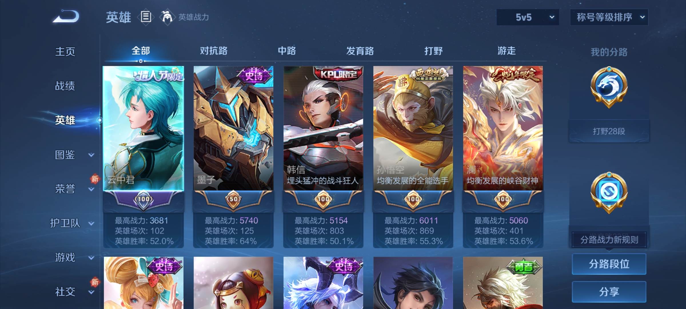 WZCMW3234912王者荣耀账号详情图3