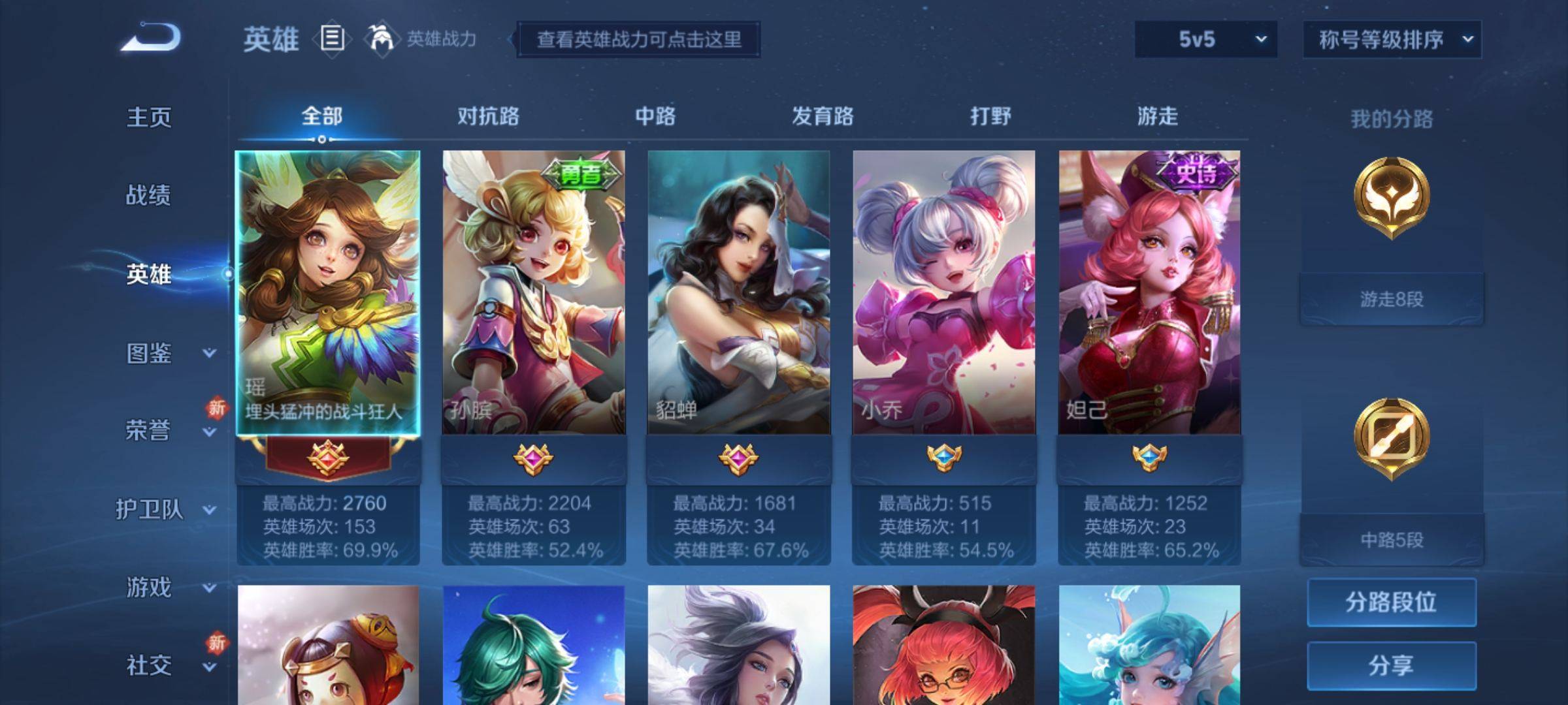 WZCMW3255108王者荣耀账号详情图2