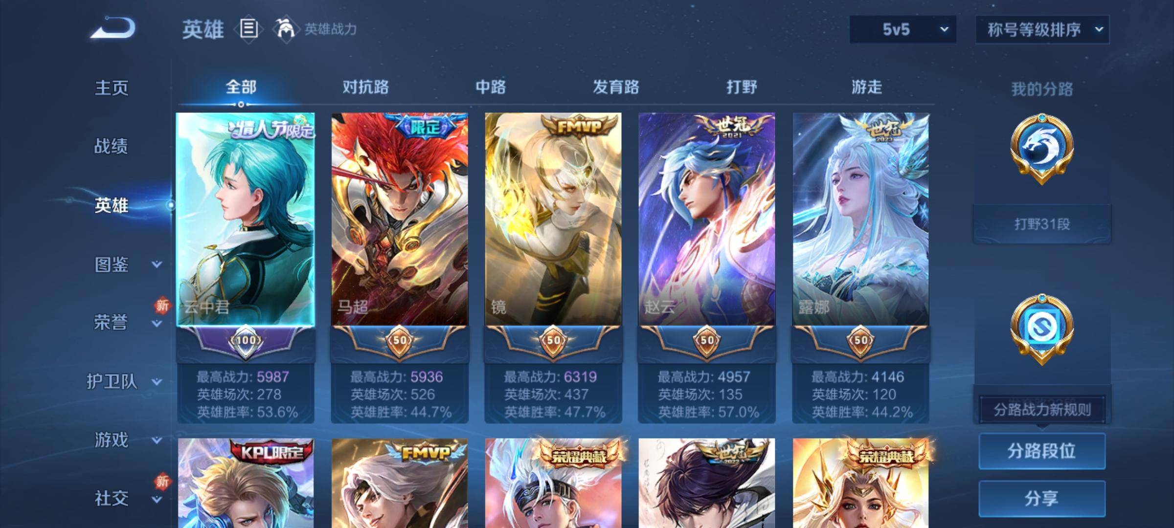 WZCMW3235533王者荣耀账号详情图3