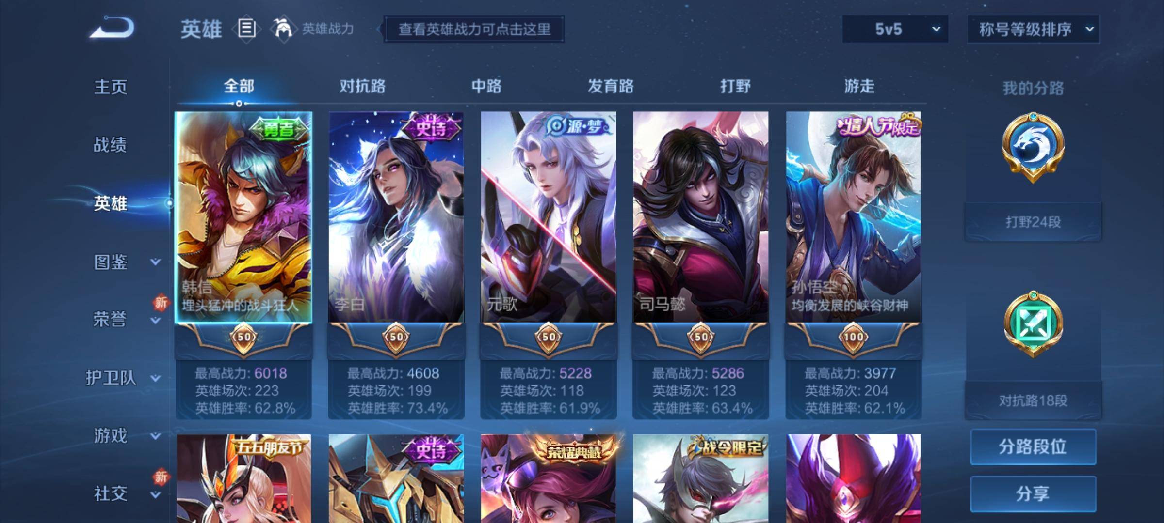 WZCMW3235467王者荣耀账号详情图3