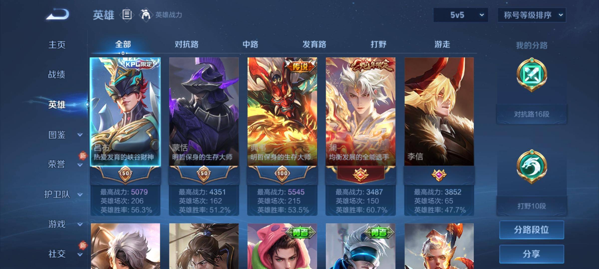 WZCMW3237850王者荣耀账号详情图2
