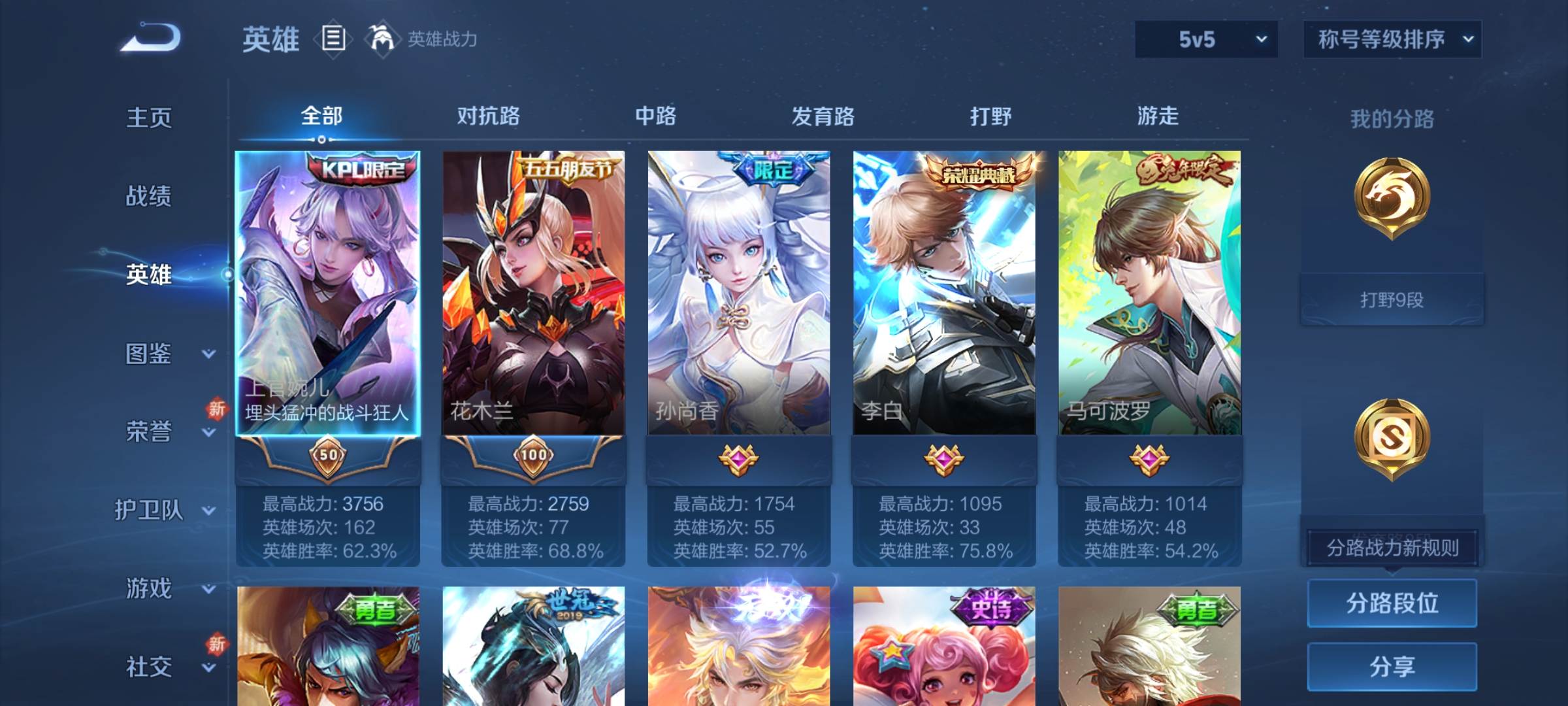 WZCMW3254909王者荣耀账号详情图2