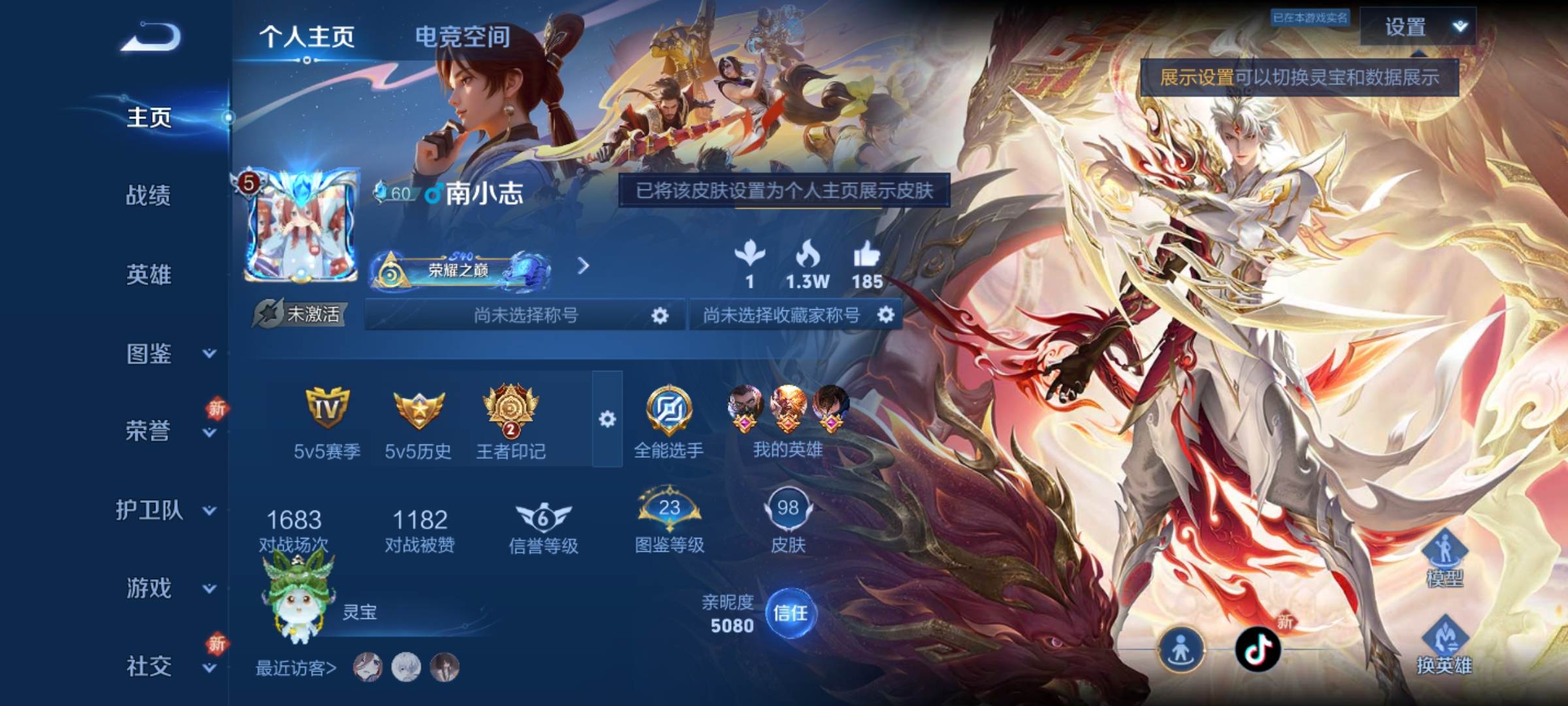 王者荣耀账号安卓QQ99英雄-98皮肤-传说品质3-史诗品质19幻光神枪-愿照·九州拓-鸣野蒿-天才门将-迷踪丽影-功夫
