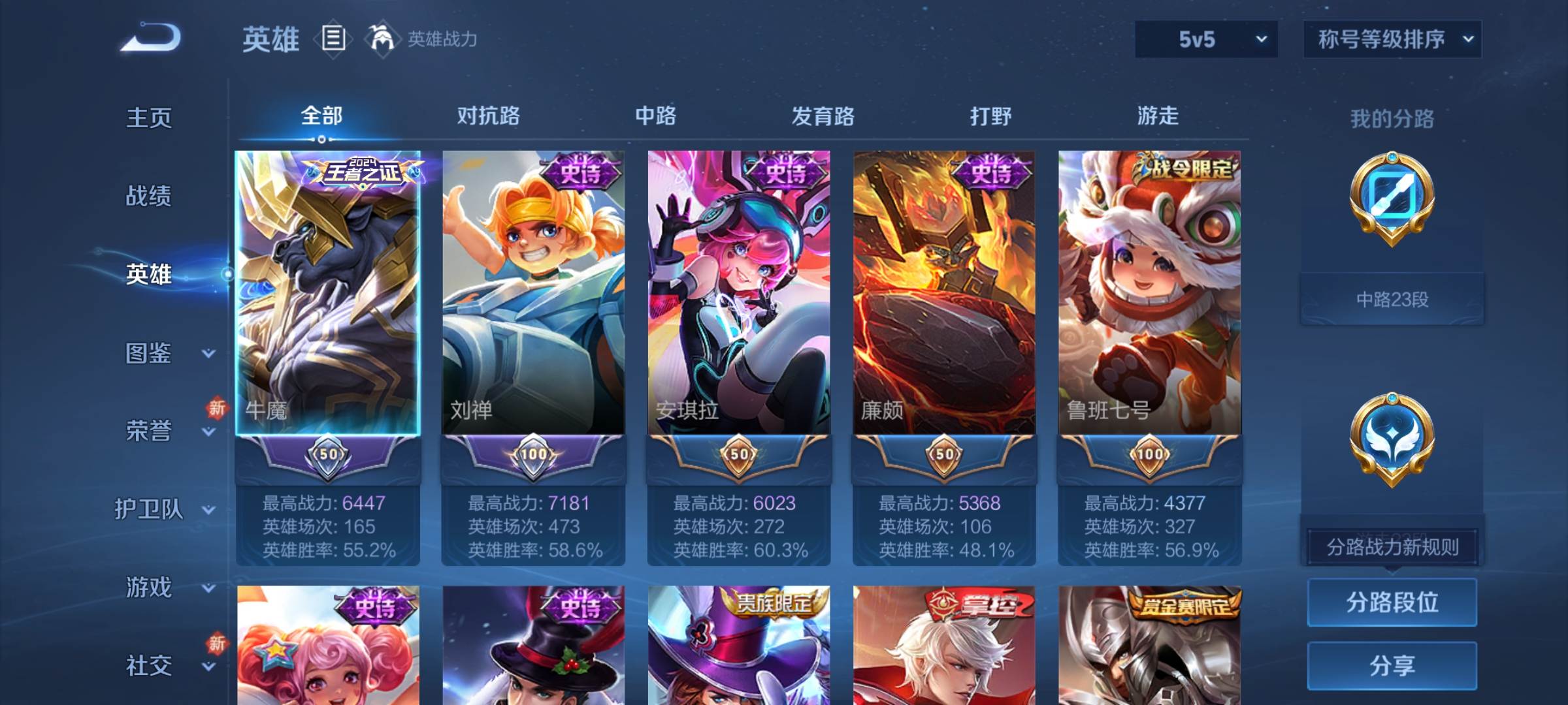 WZCMW3240155王者荣耀账号详情图3