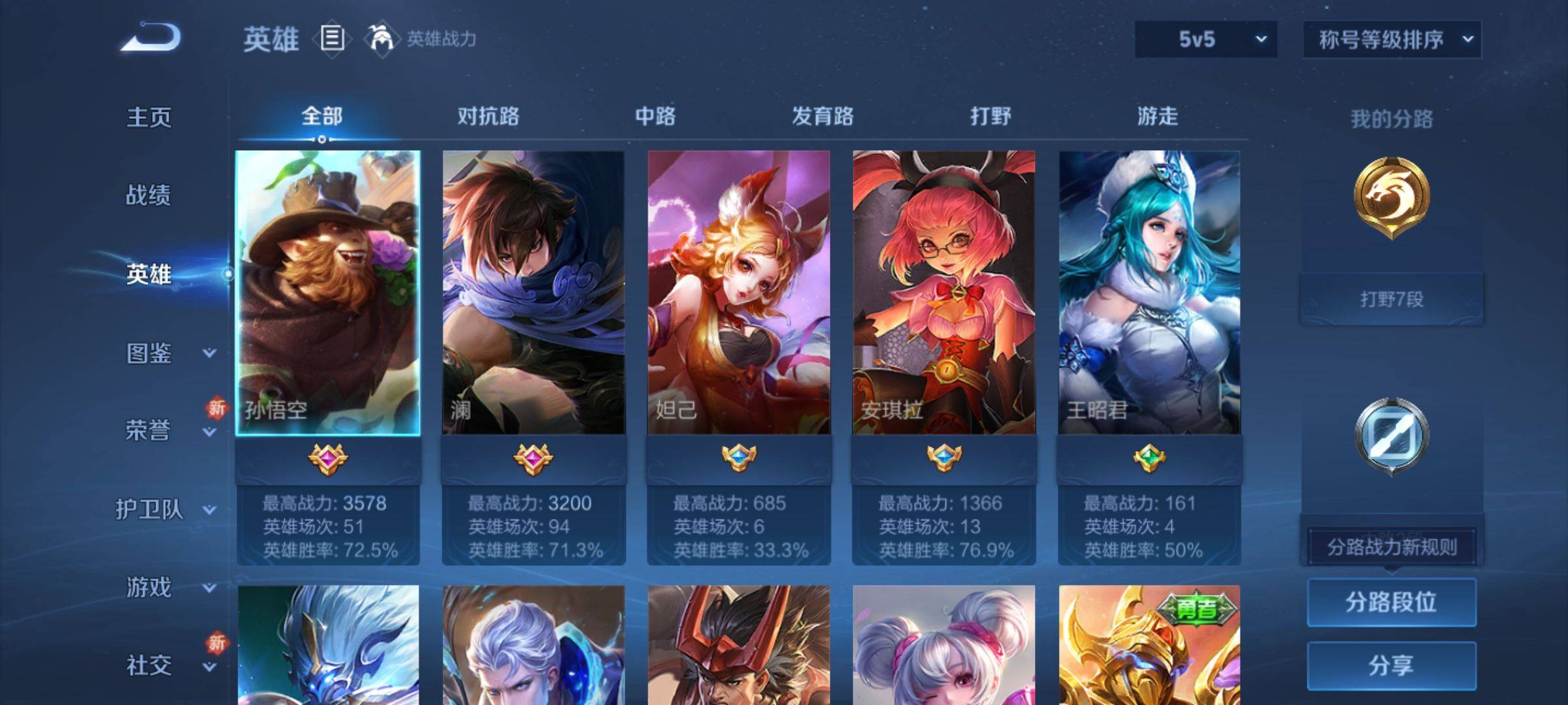 WZCMW3254843王者荣耀账号详情图2