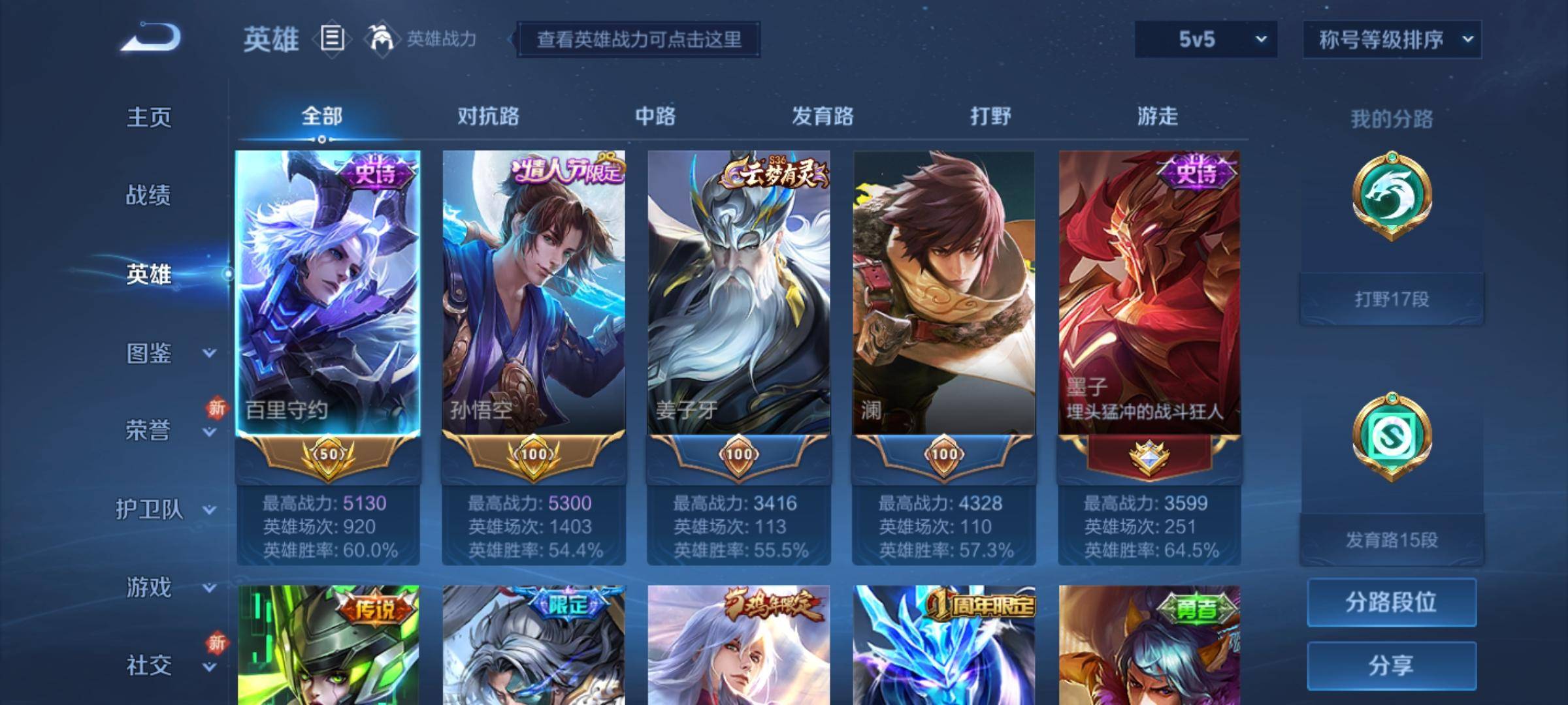 WZCMW3241074王者荣耀账号详情图2