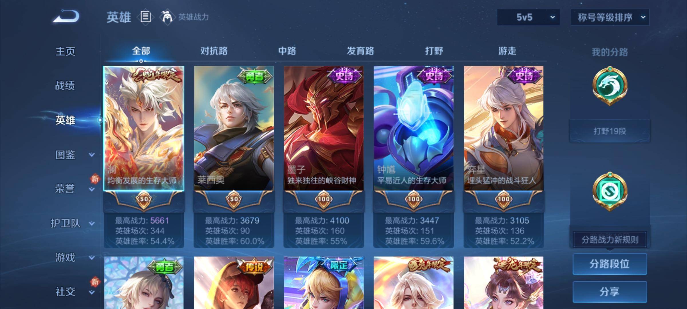 WZCMW3241108王者荣耀账号详情图2 WZCMW3241108王者荣耀账号详情图2