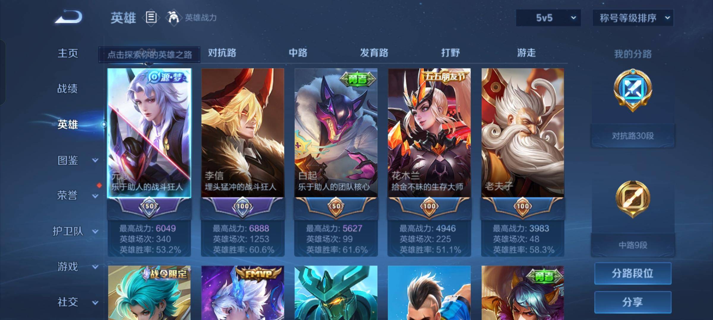 WZCMW3243107王者荣耀账号详情图2