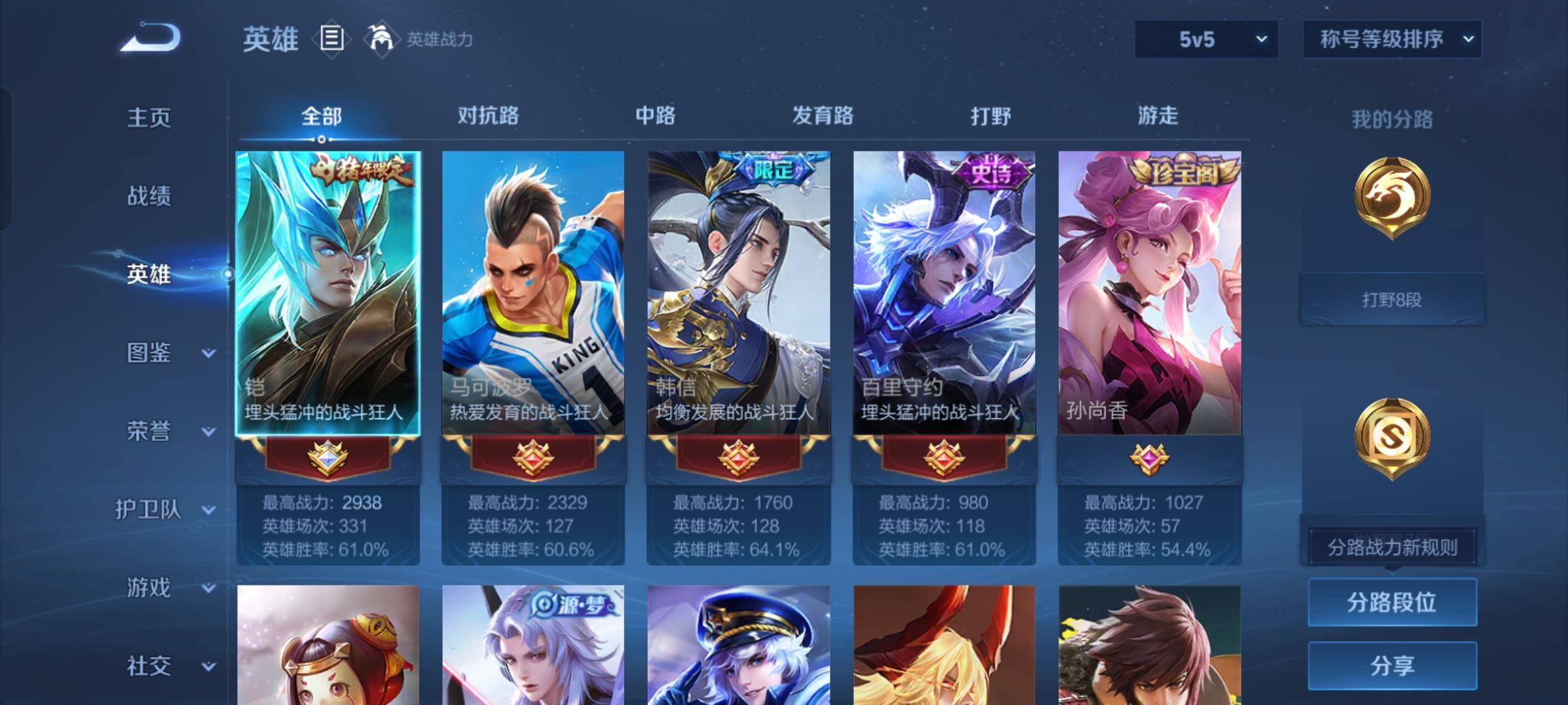 WZCMW3243088王者荣耀账号详情图2