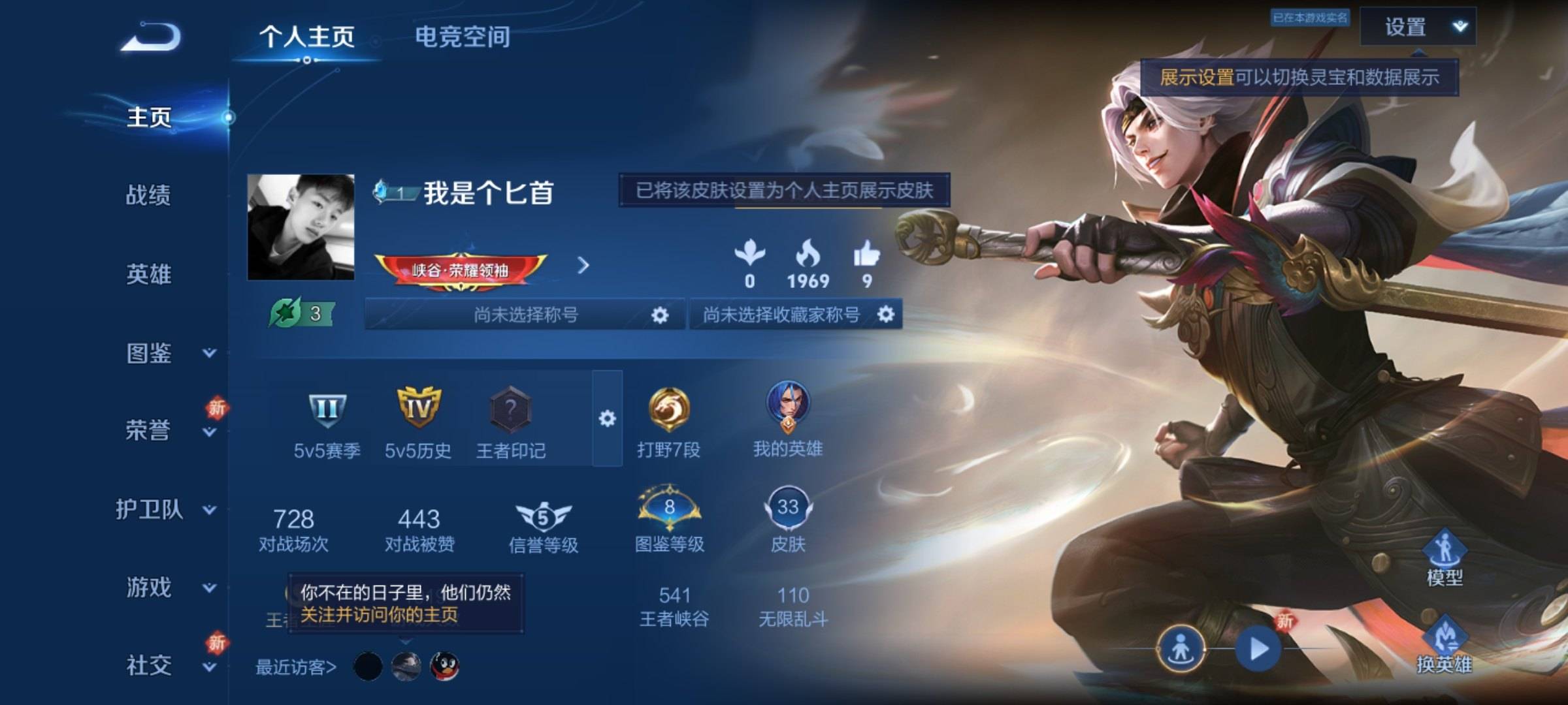 王者荣耀账号安卓QQ64英雄-33皮肤-传说品质1-史诗品质10云鹰飞将-心灵战警-暗隐猎兽者-金属风暴-山海玄木吟-猫