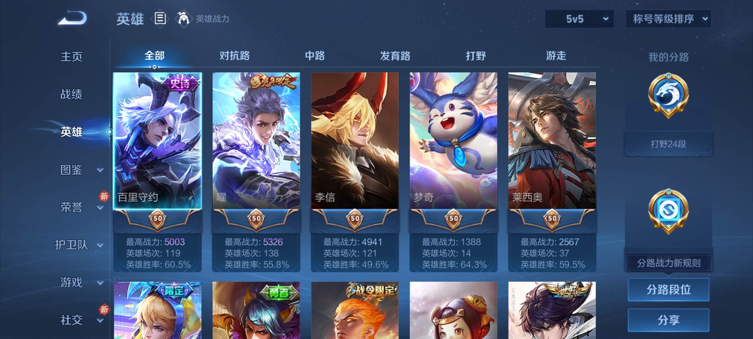 WZCMW3244602王者荣耀账号详情图2 WZCMW3244602王者荣耀账号详情图2