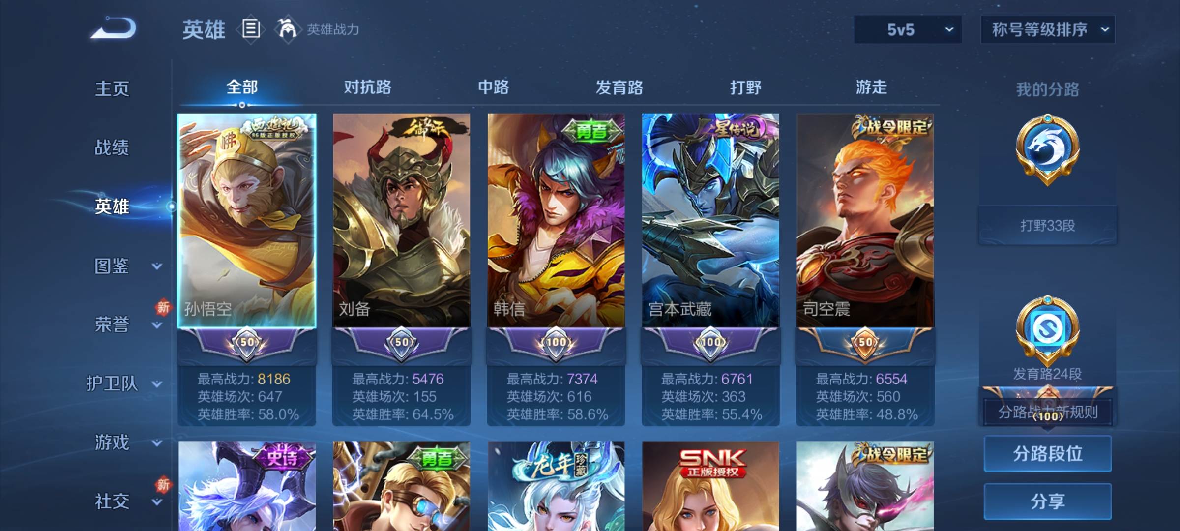 WZCMW3245778王者荣耀账号详情图2