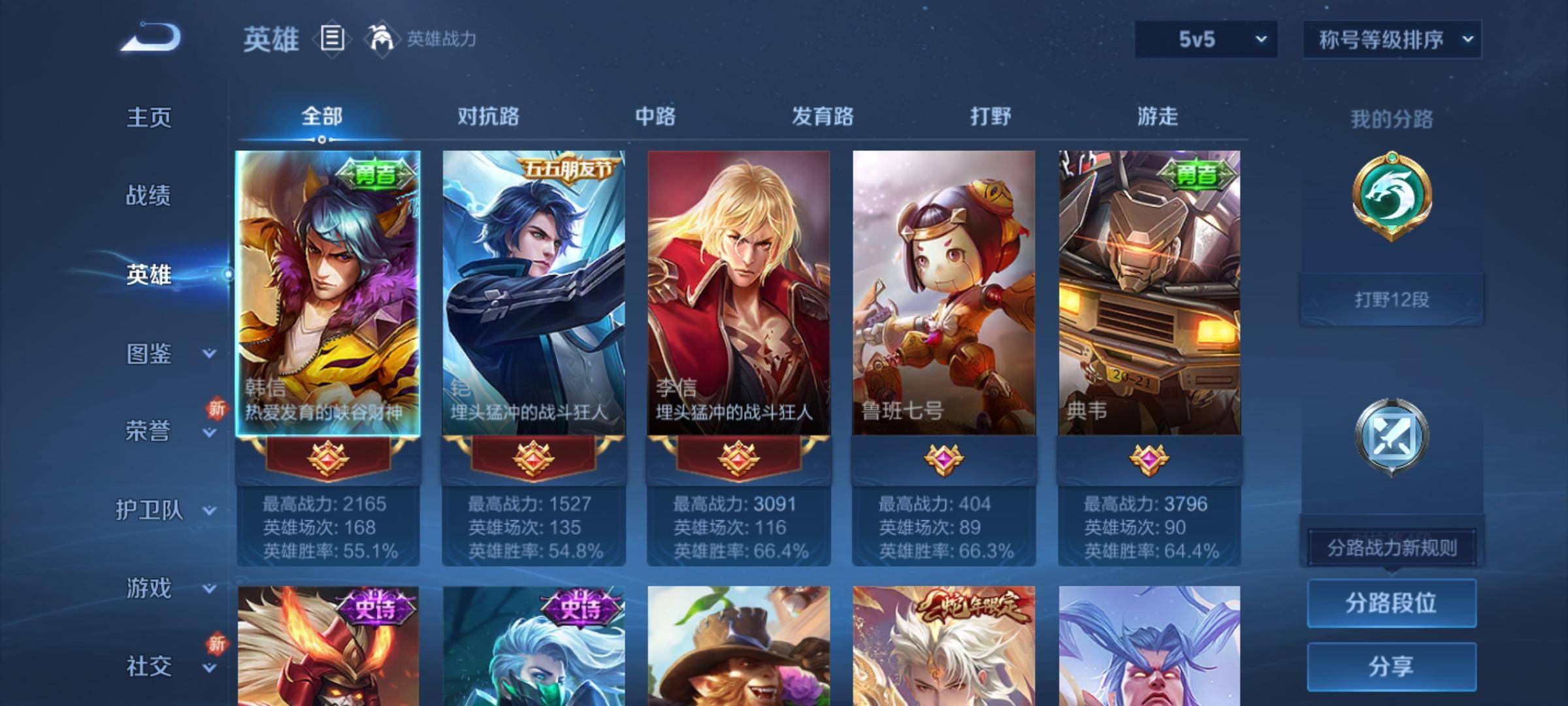WZCMW3245782王者荣耀账号详情图2