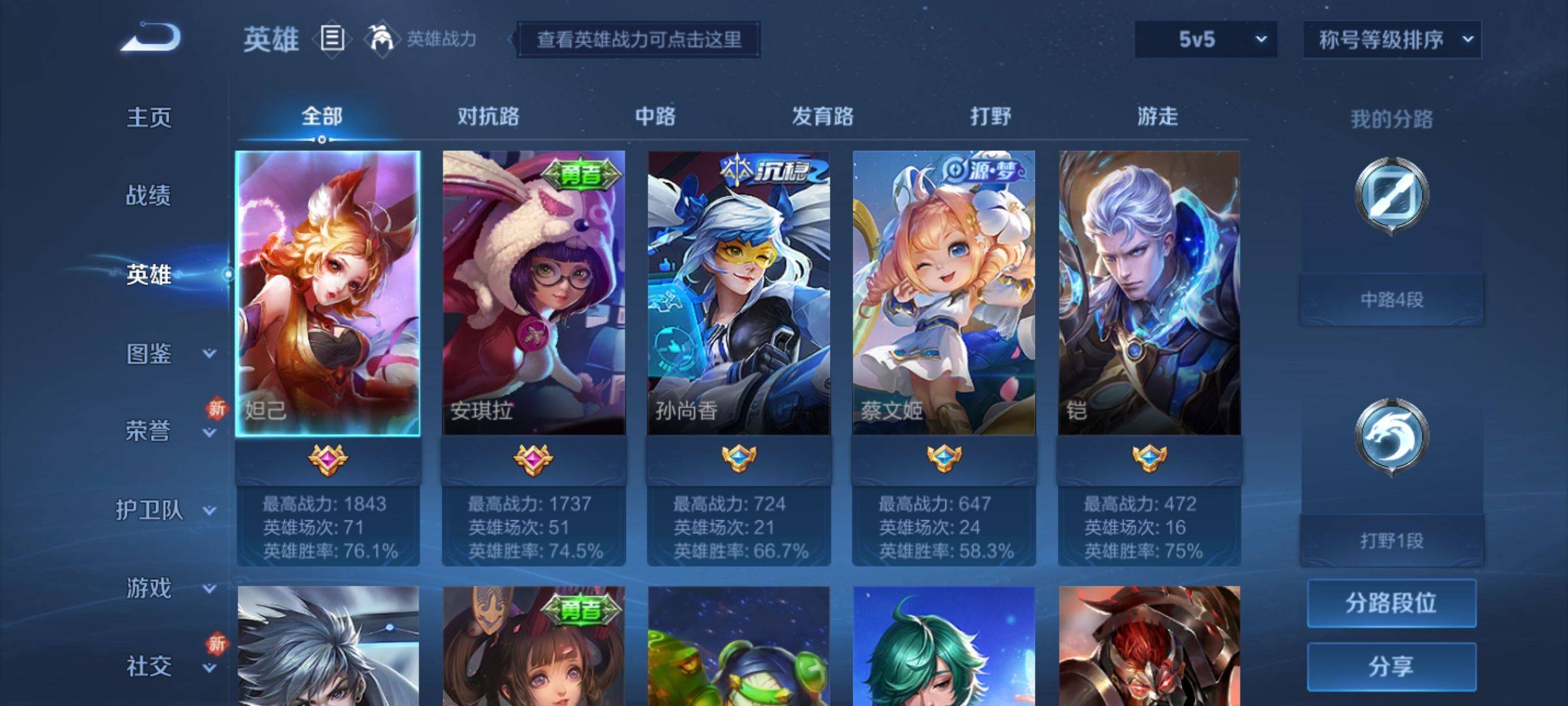 WZCMW3245831王者荣耀账号详情图2